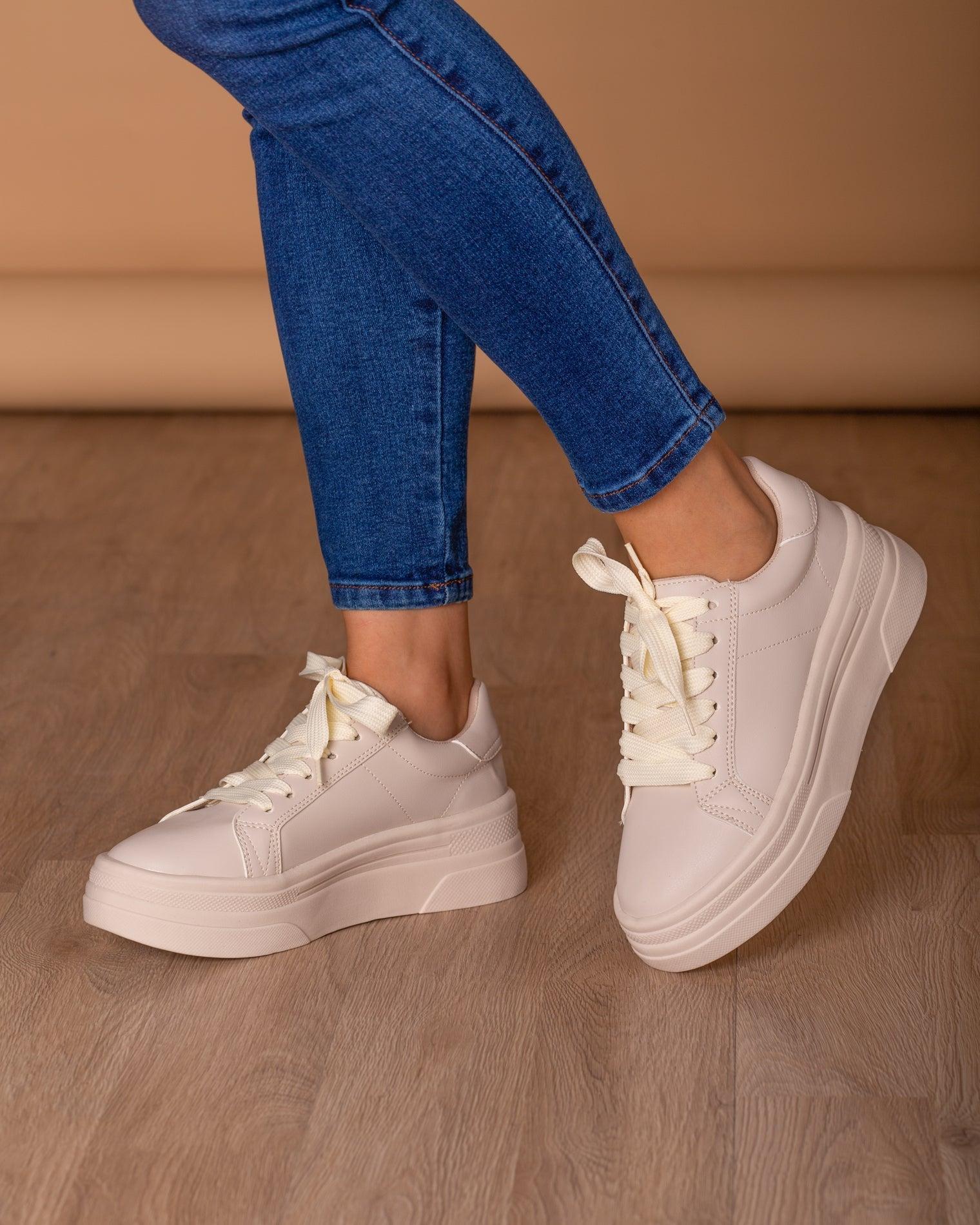 ZAPATILLAS URBANAS MUJER BENARES NUDE - 1