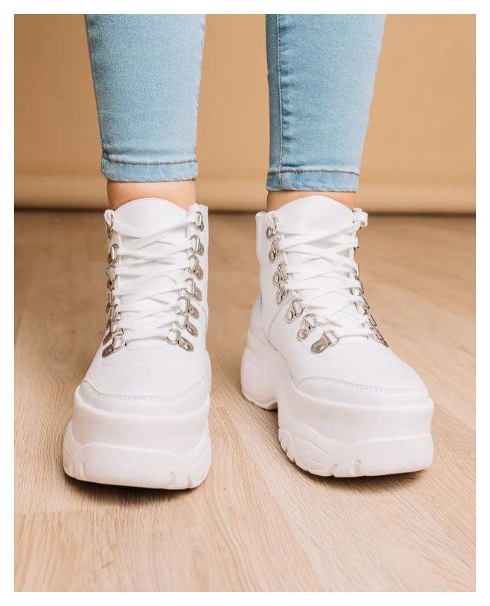 BOTAS MUJER THOR BLANCO - 2