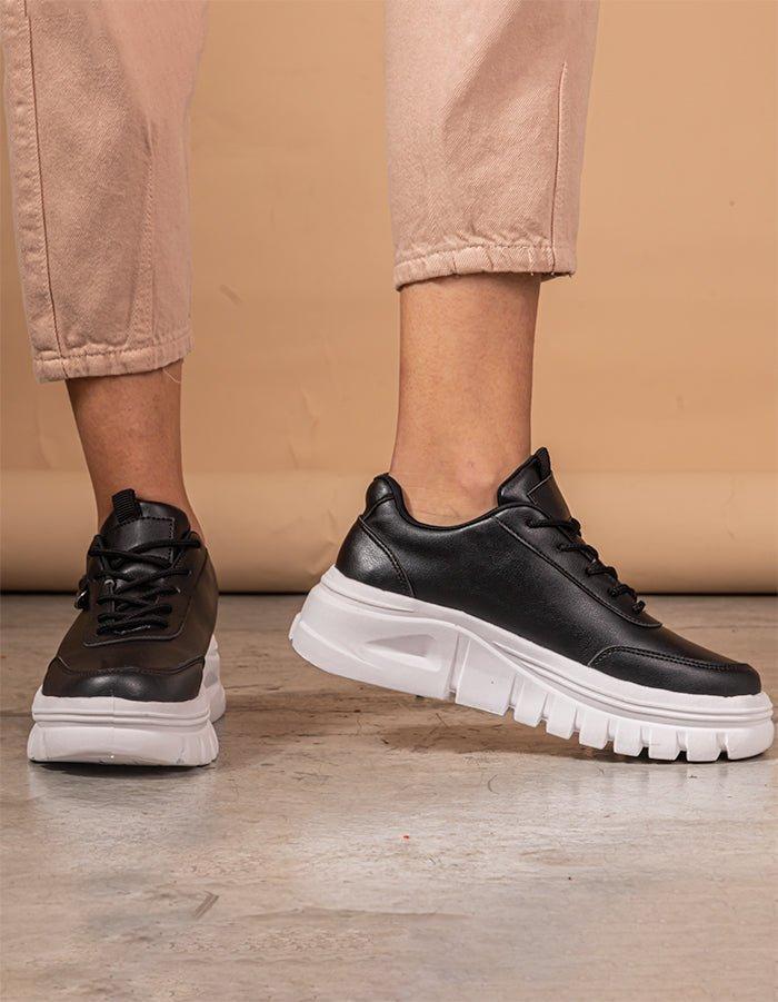 ZAPATILLAS URBANAS MUJER SAN MIGUEL NEGRO - 1