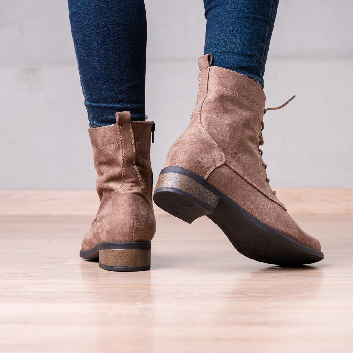 BOTINES MUJER NIZA 2.0 TOPO - 3
