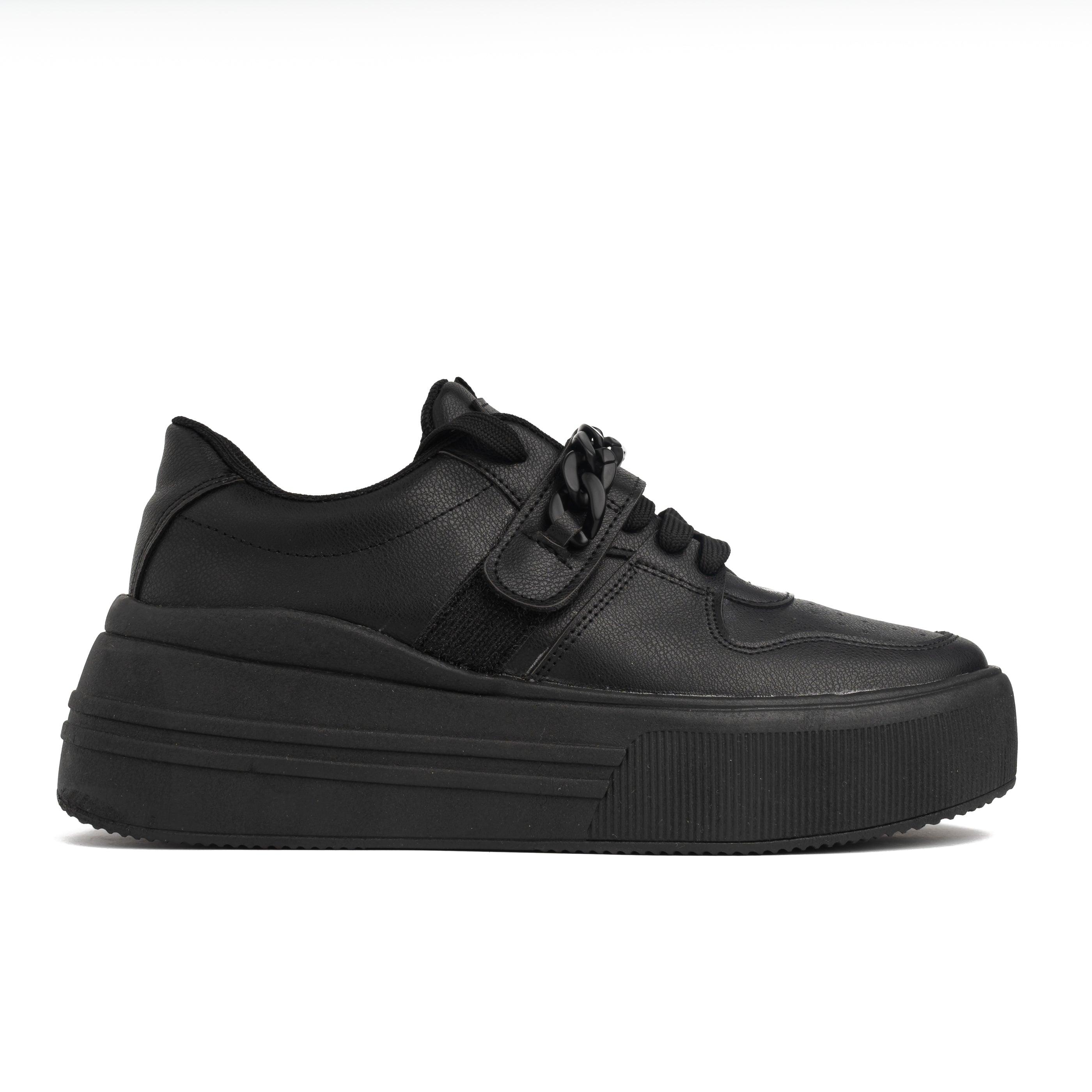 ZAPATILLAS URBANAS MUJER HELSINKI NEGRO - 2