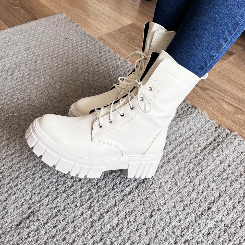 BOTAS MUJER TAVAI BLANCO - 2