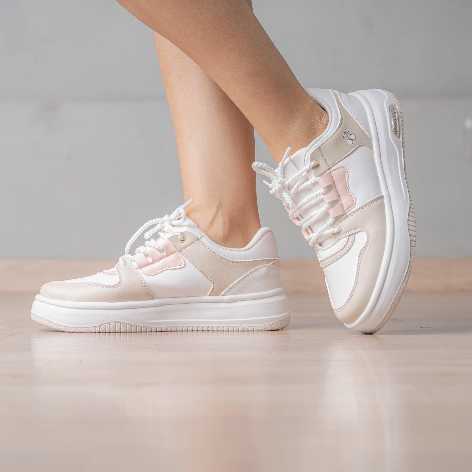 ZAPATILLAS URBANAS MUJER CHERRY ROSADO - 1