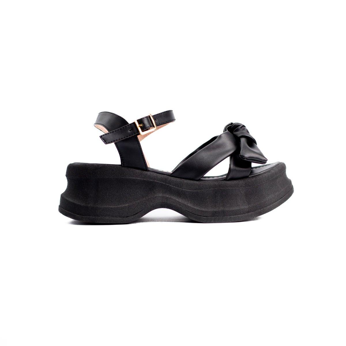 SANDALIAS CASUALES MUJER DRAGAN NEGRO - 4