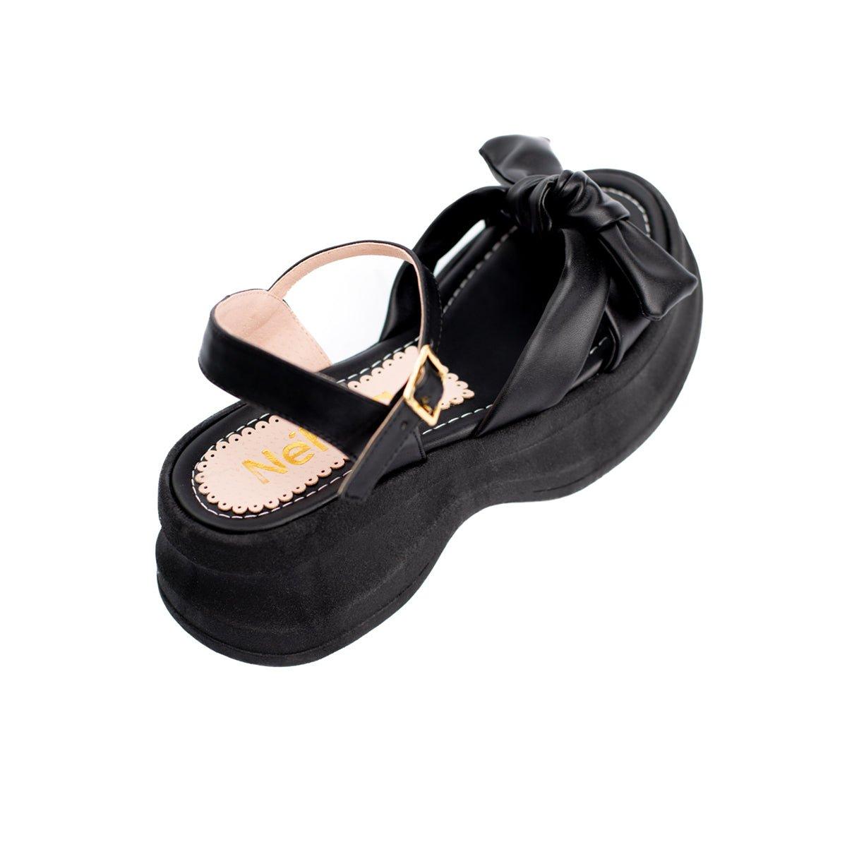 SANDALIAS CASUALES MUJER DRAGAN NEGRO - 6