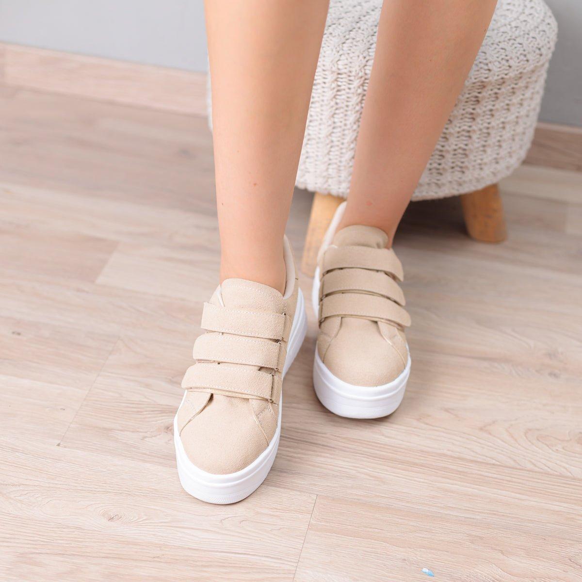 ZAPATILLAS URBANAS MUJER LETZY BEIGE - 2