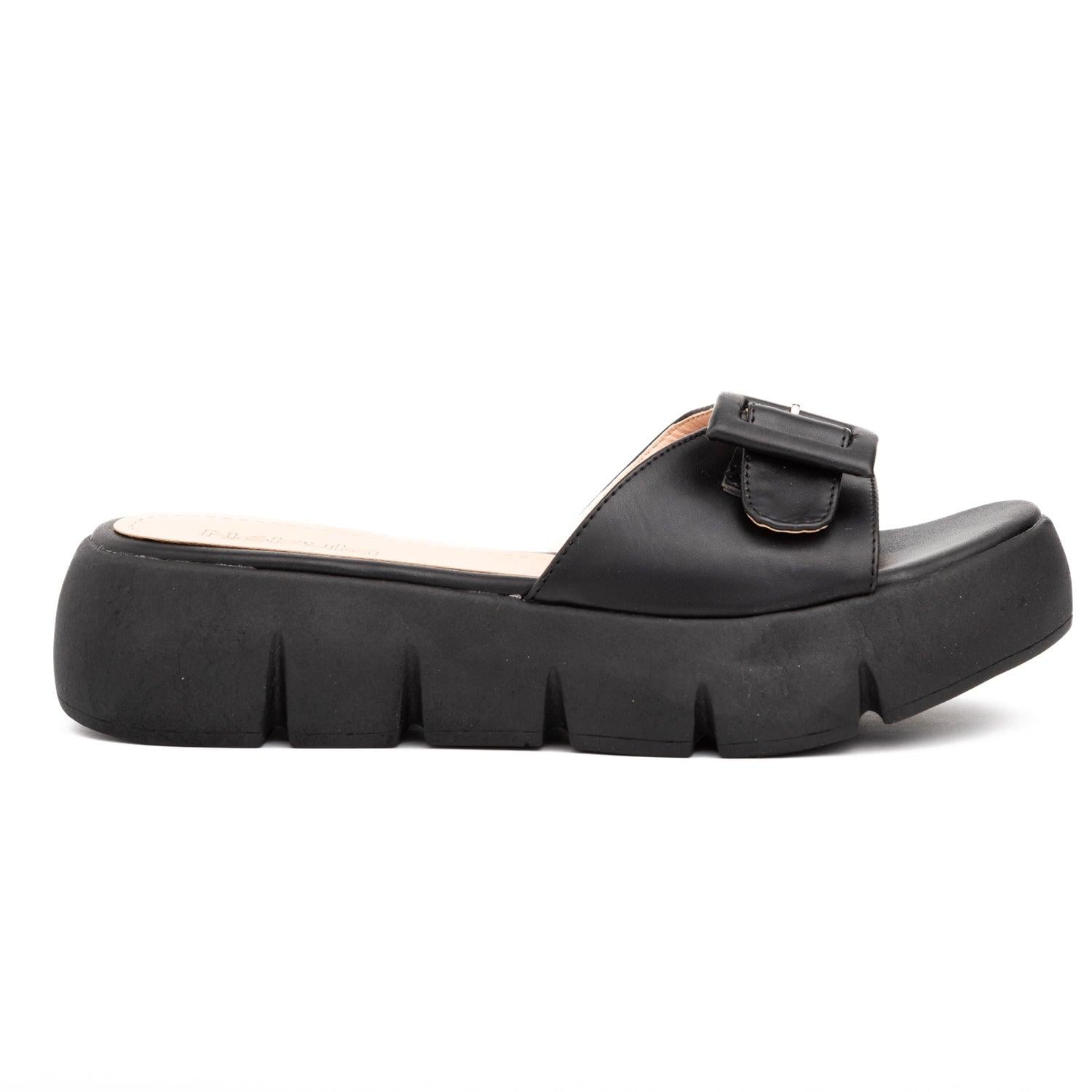 SANDALIAS CASUALES MUJER SCOTTIE NEGRO - 4