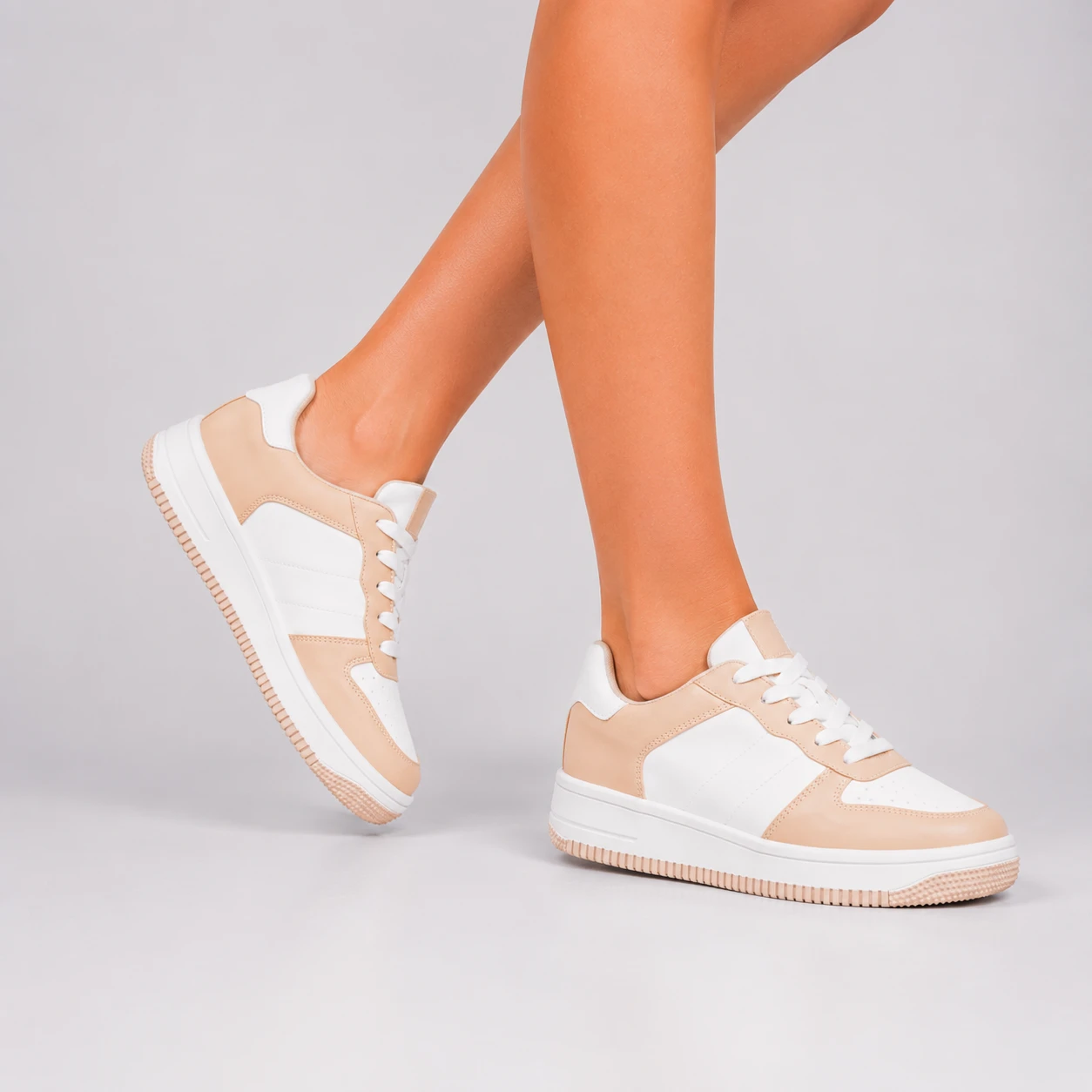 ZAPATILLAS URBANAS MUJER MENDOZA BEIGE - 6