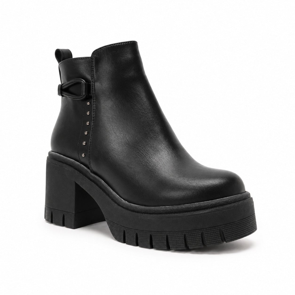 BOTINES MUJER NUVIA NEGRO - 2