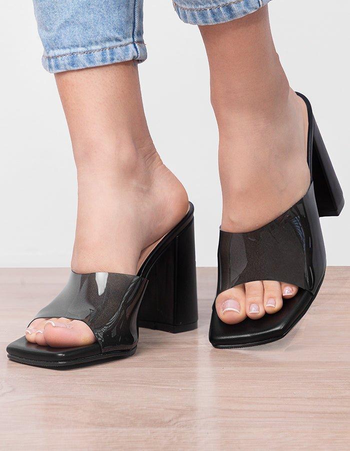 SANDALIAS MUJER BORA NEGRO - 1