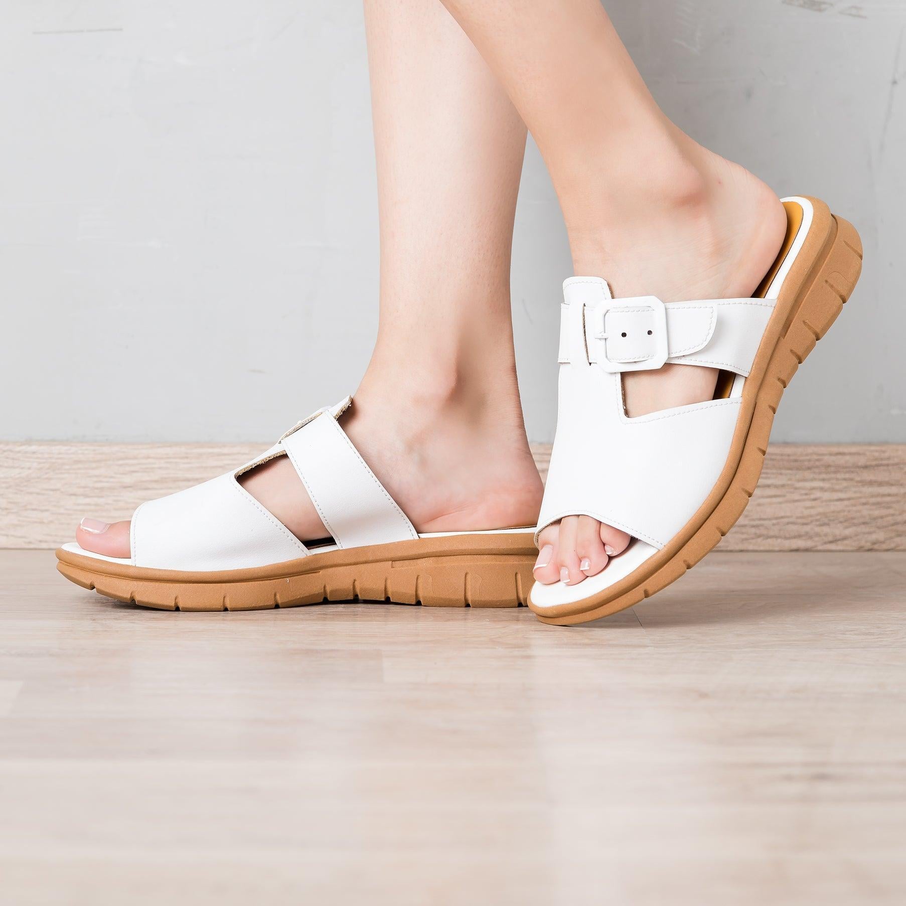 SANDALIAS CASUALES MUJER SHUBER BLANCO - 1