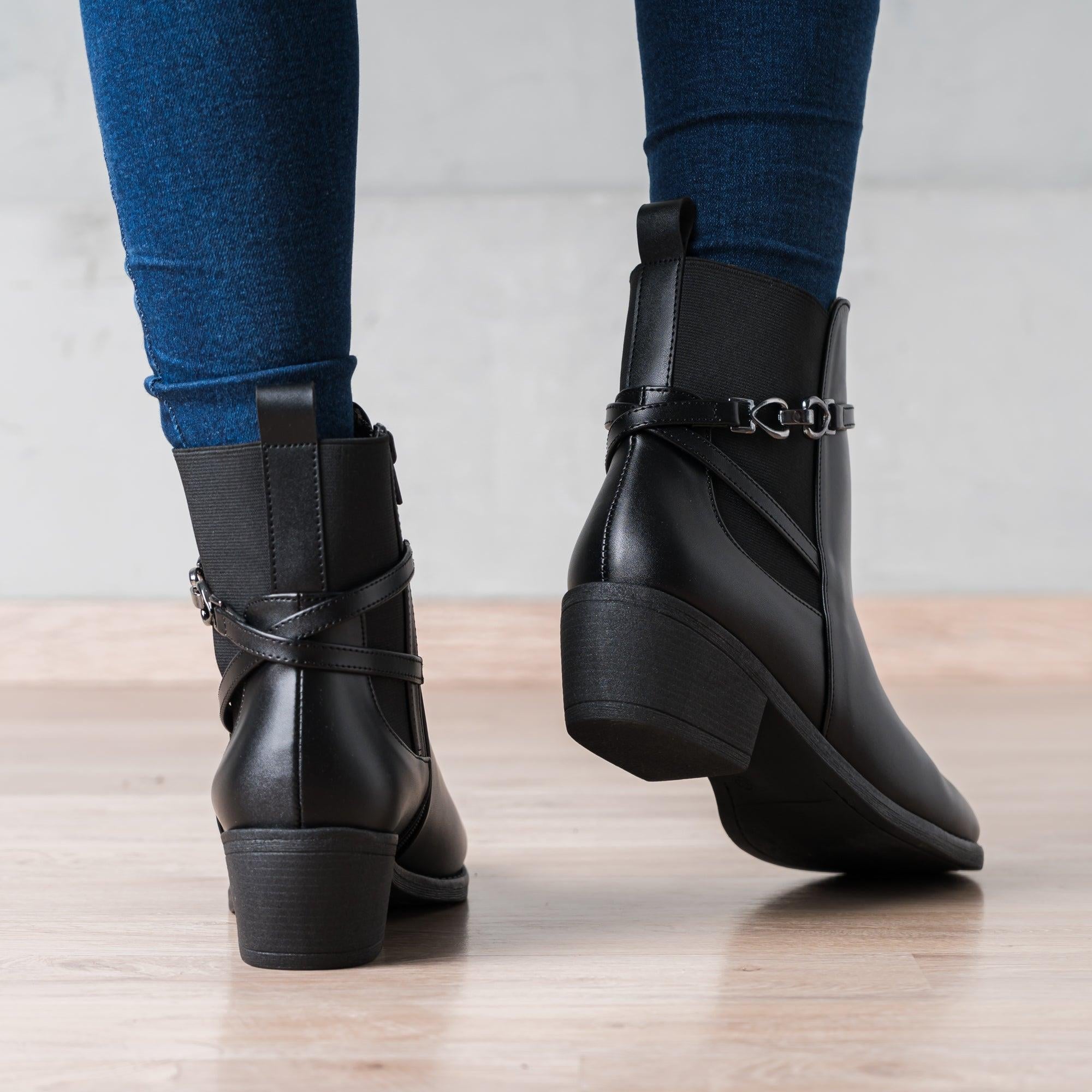 BOTINES MUJER RAZTER 2.0 NEGRO - 3