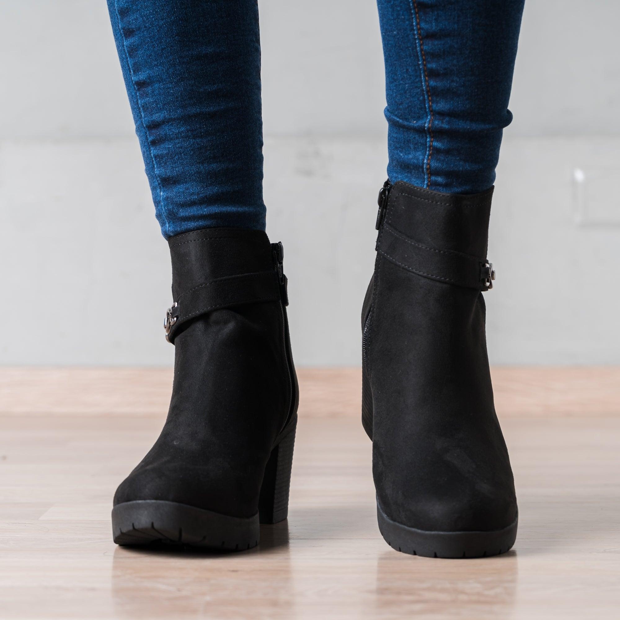 BOTINES MUJER QUAZA NEGRO - 2