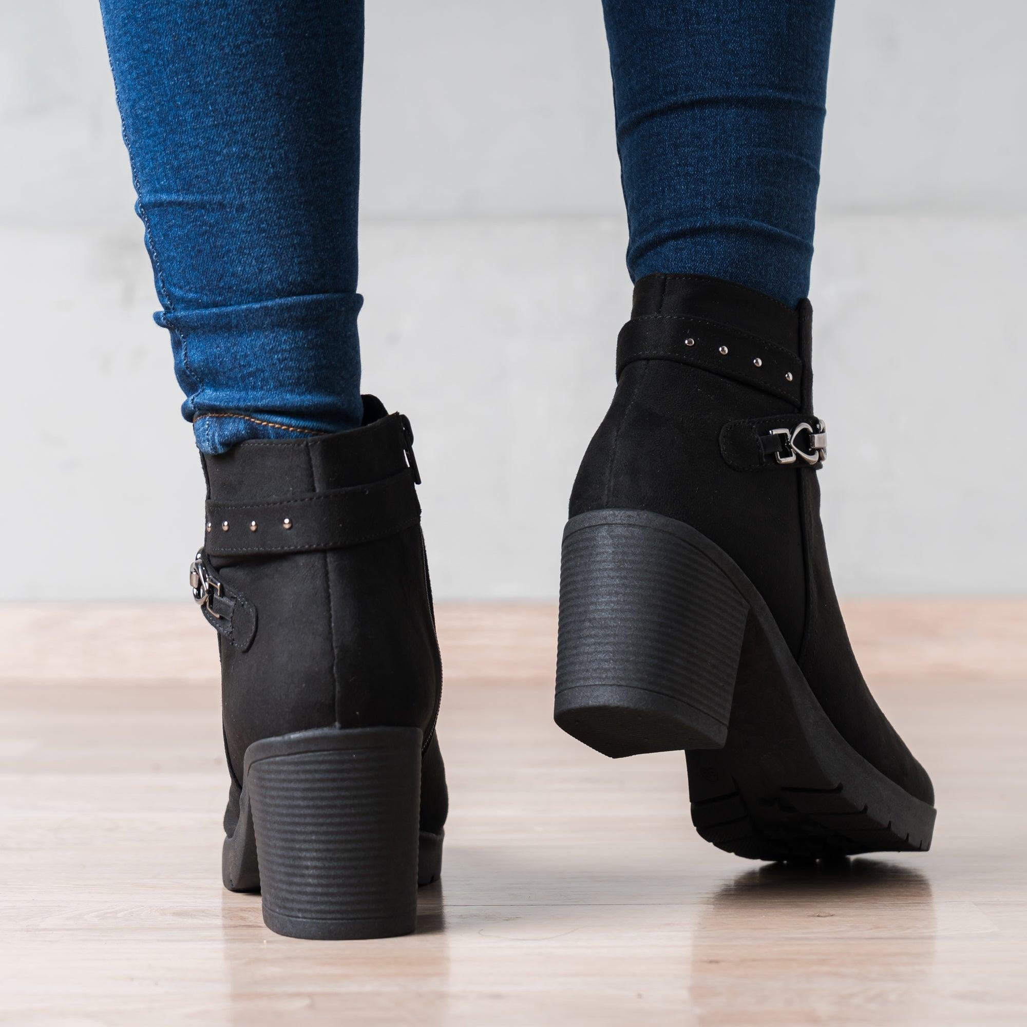 BOTINES MUJER QUAZA NEGRO - 3