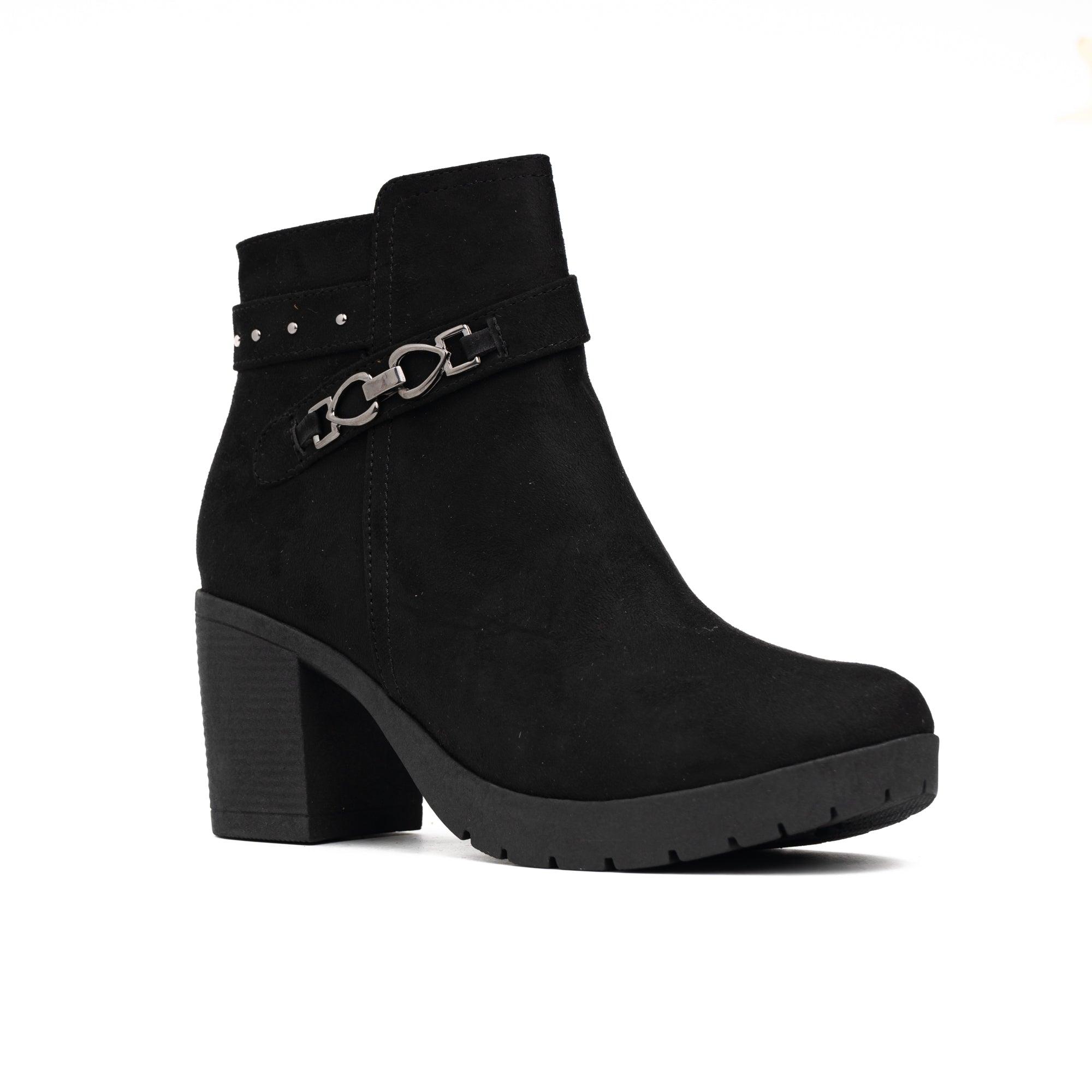 BOTINES MUJER QUAZA NEGRO - 5