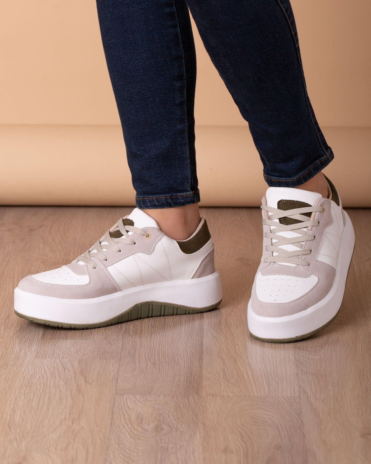 ZAPATILLAS URBANAS MUJER YPRES PLOMO - 1