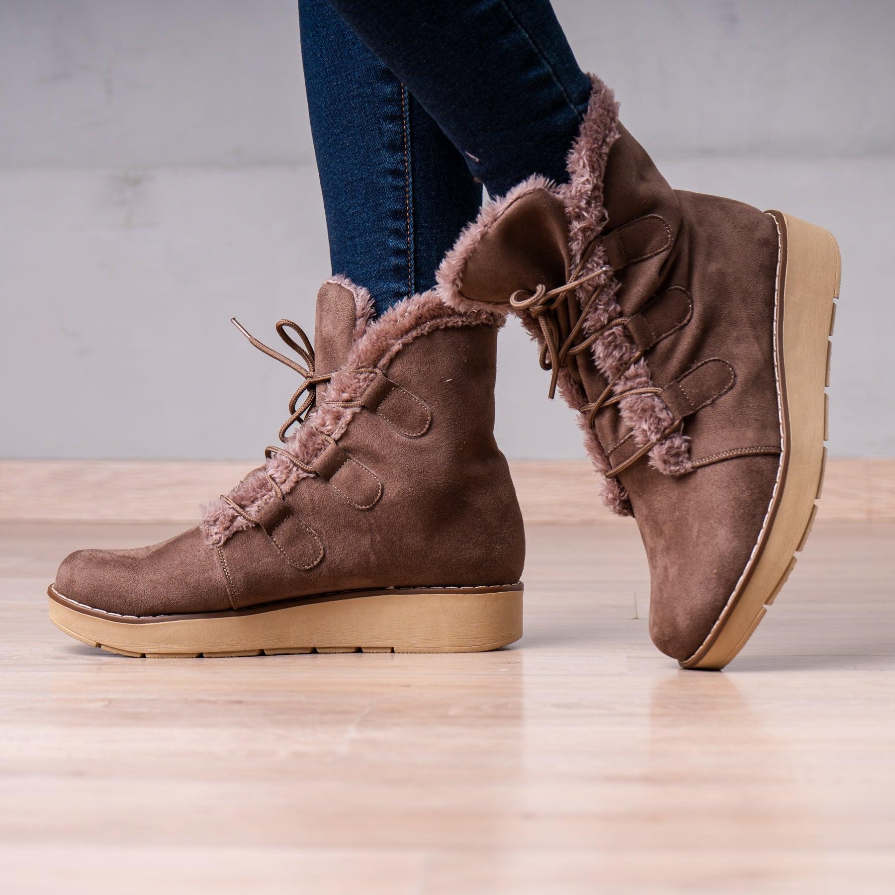 BOTINES MUJER DIONE TOPO - 1