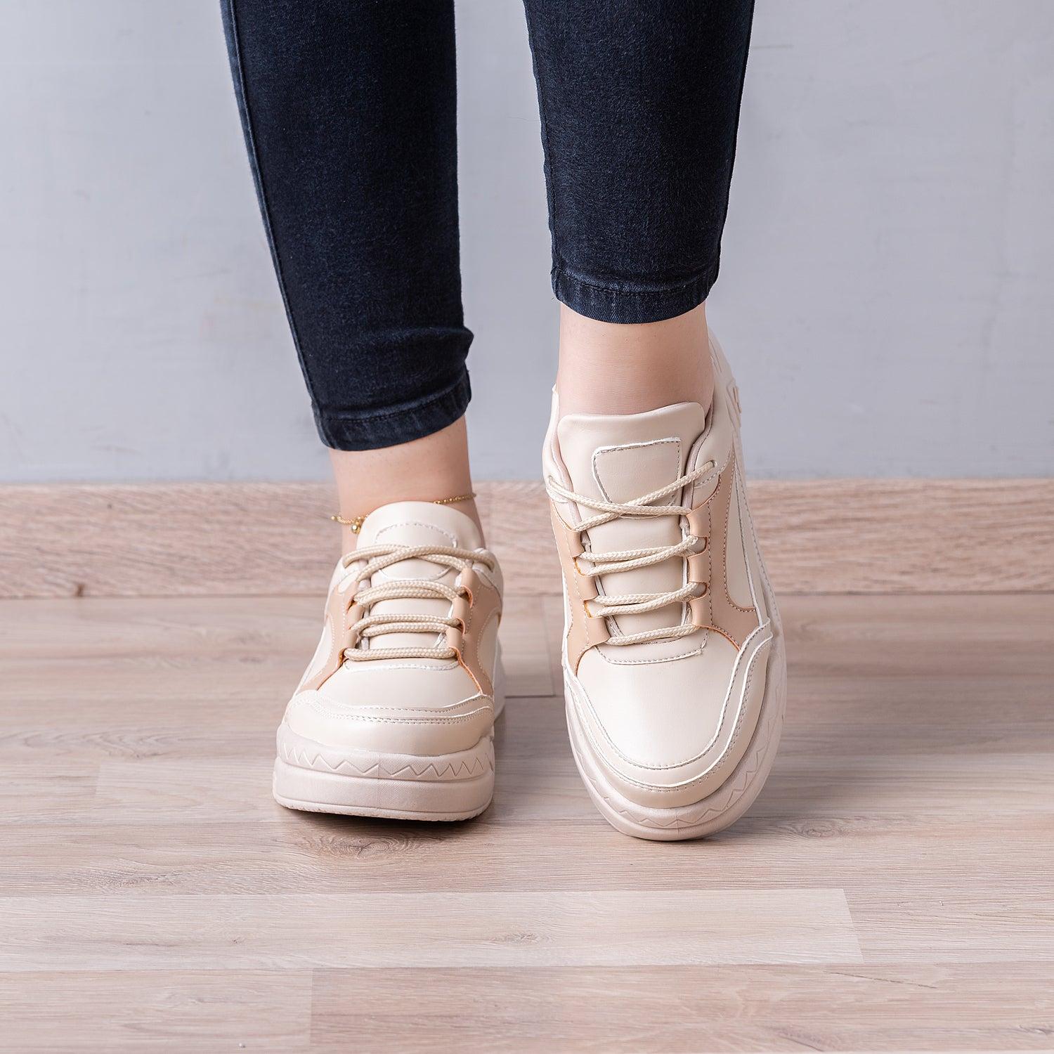 ZAPATILLAS URBANAS MUJER GOTZE BEIGE - 2