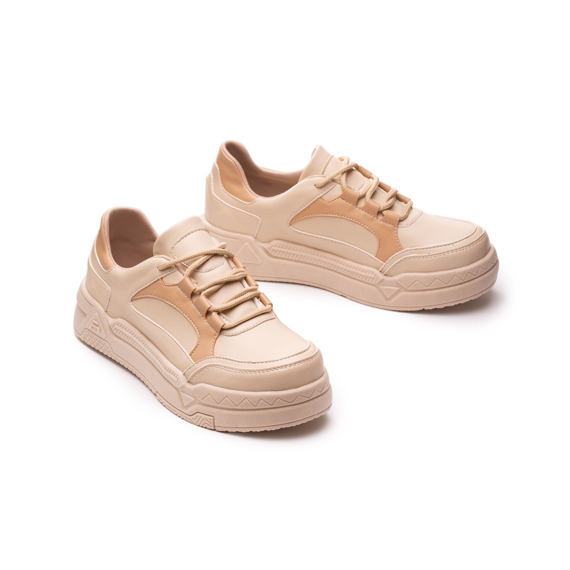 ZAPATILLAS URBANAS MUJER GOTZE BEIGE - 5