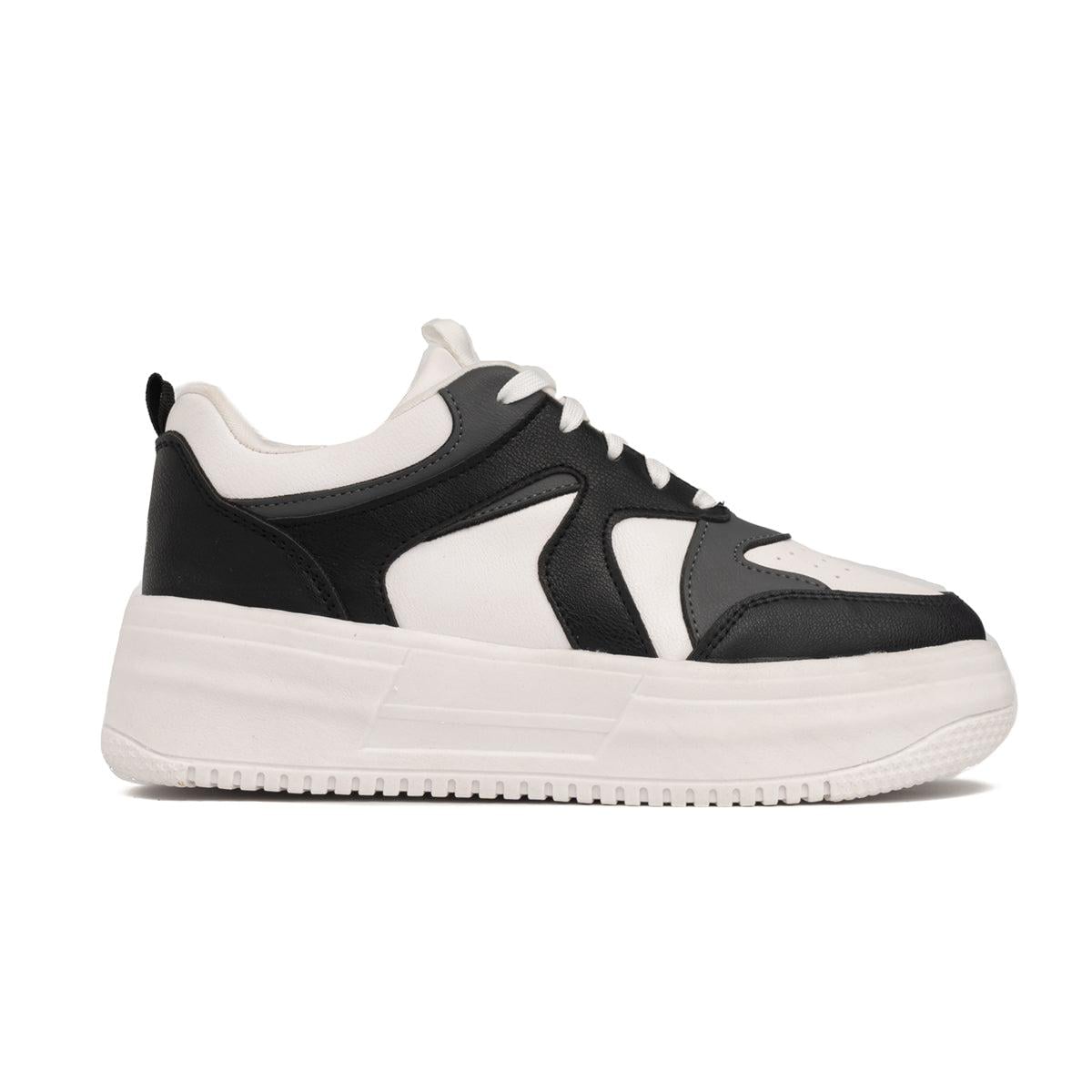 ZAPATILLAS URBANAS MUJER RUAN BLANCO CON NEGRO - 4