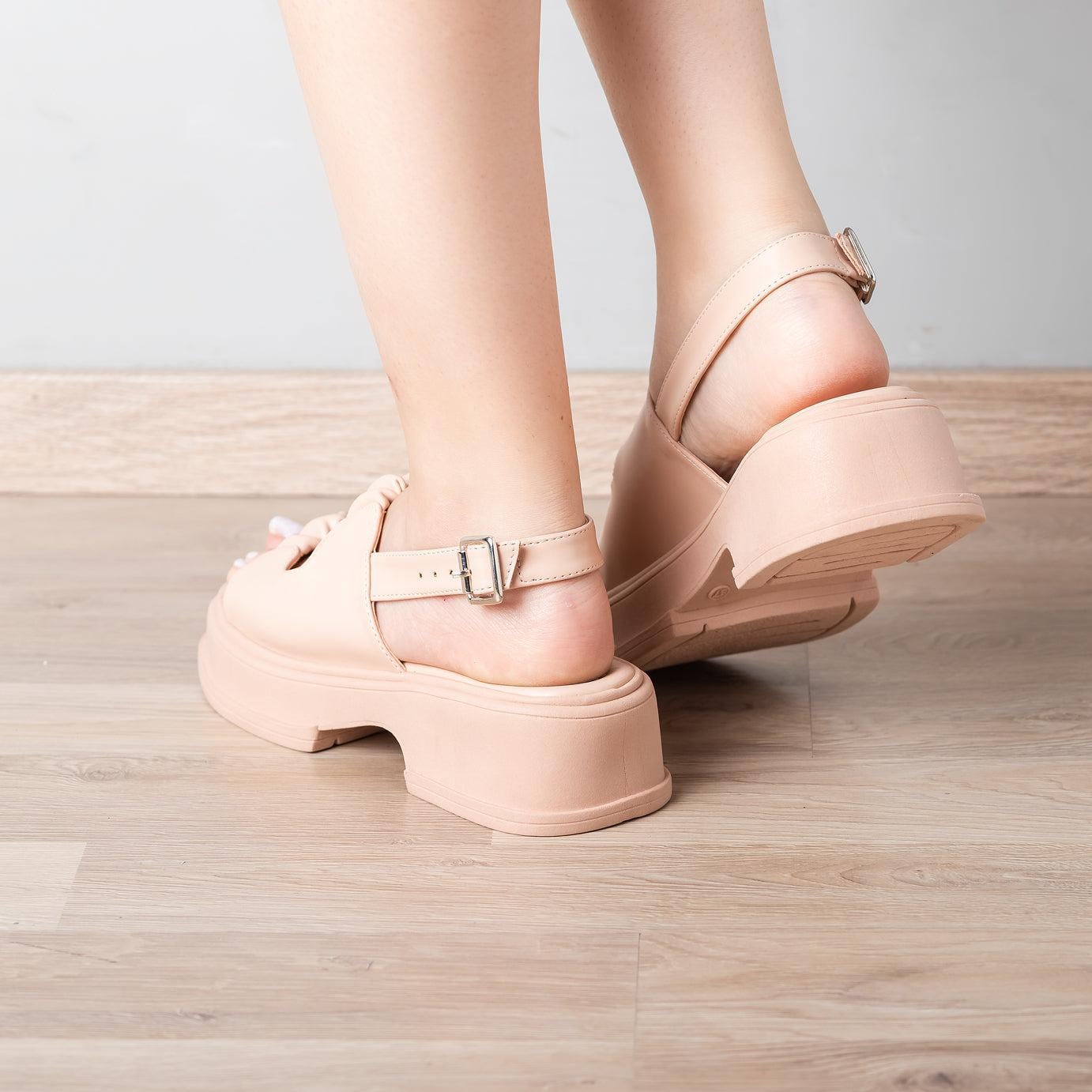 SANDALIAS CASUALES MUJER BRAKZON NUDE - 3
