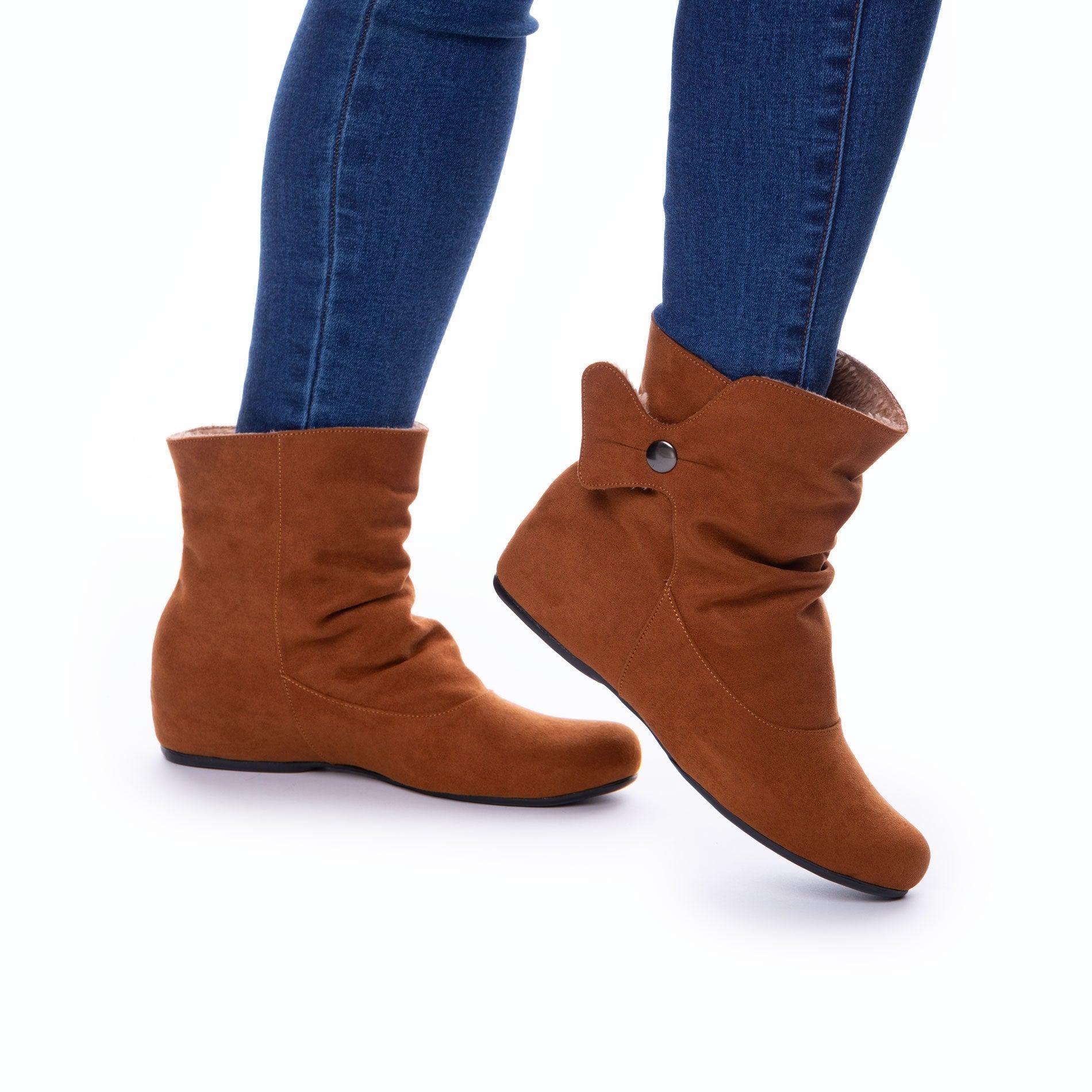 BOTINES MUJER SUECIA CAMEL - 4