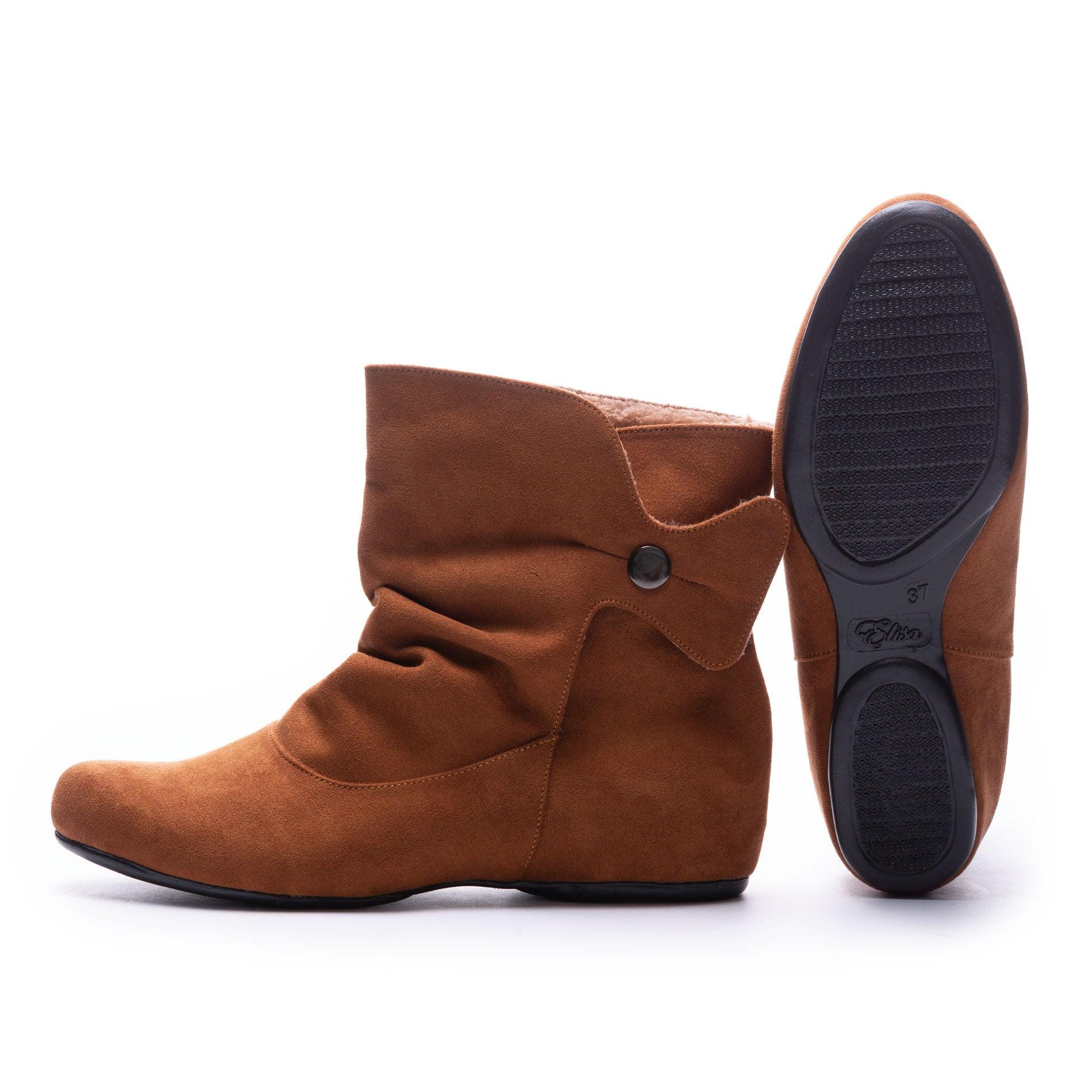 BOTINES MUJER SUECIA CAMEL - 5
