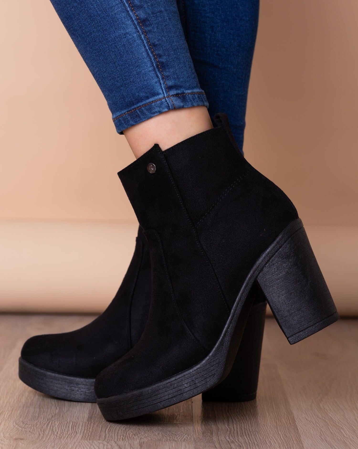 BOTAS MUJER COFFS NEGRO - 1
