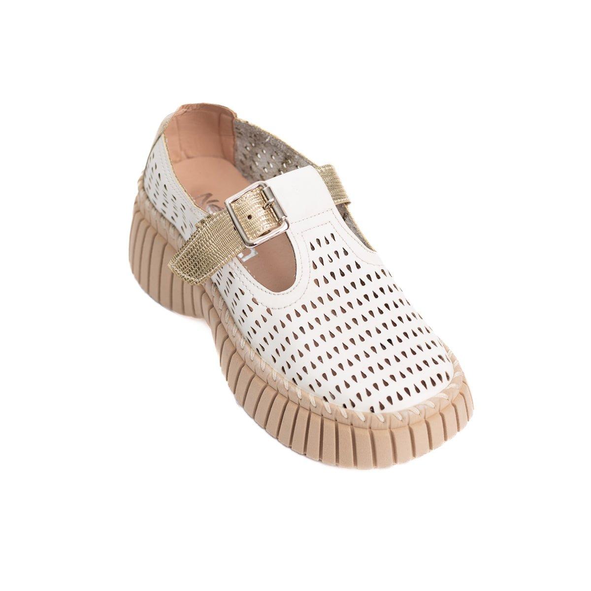 SANDALIAS CASUALES MUJER VESTY BLANCO - 5