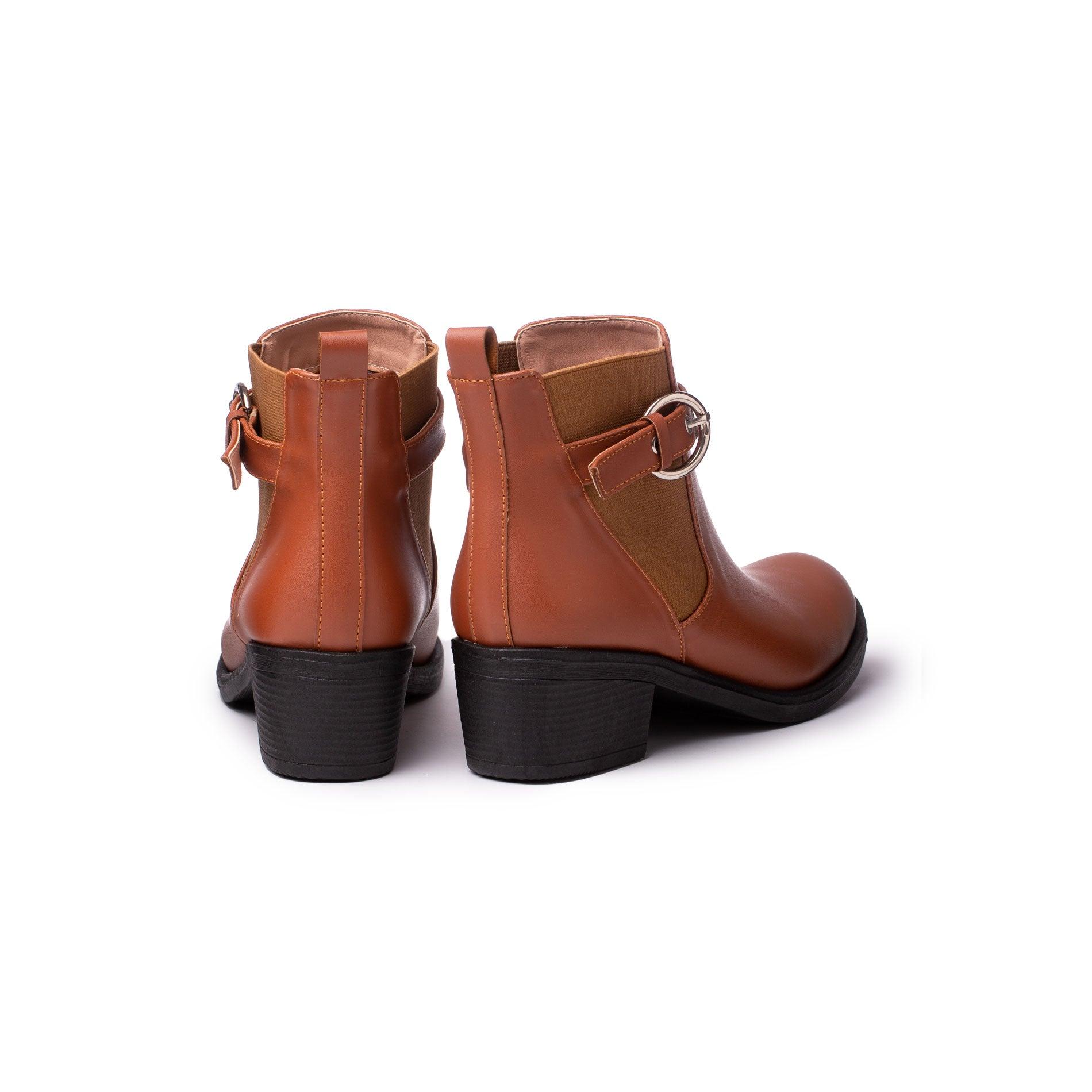 BOTINES MUJER SAPPORO CAMEL - 6