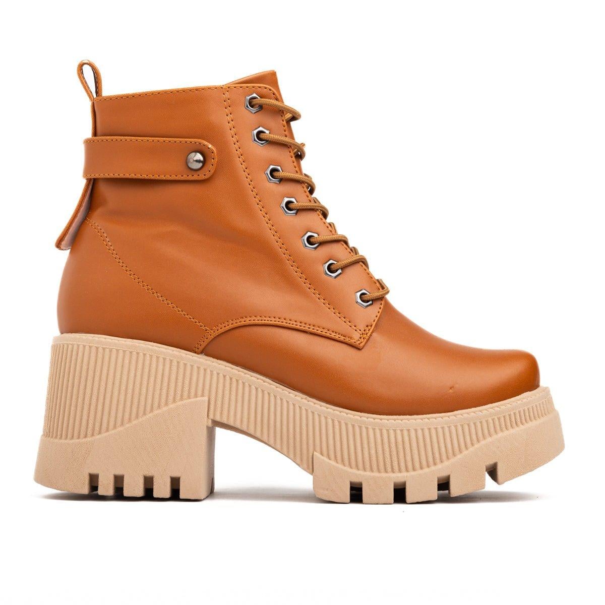 BOTAS MUJER PHAYL CAMEL - 4