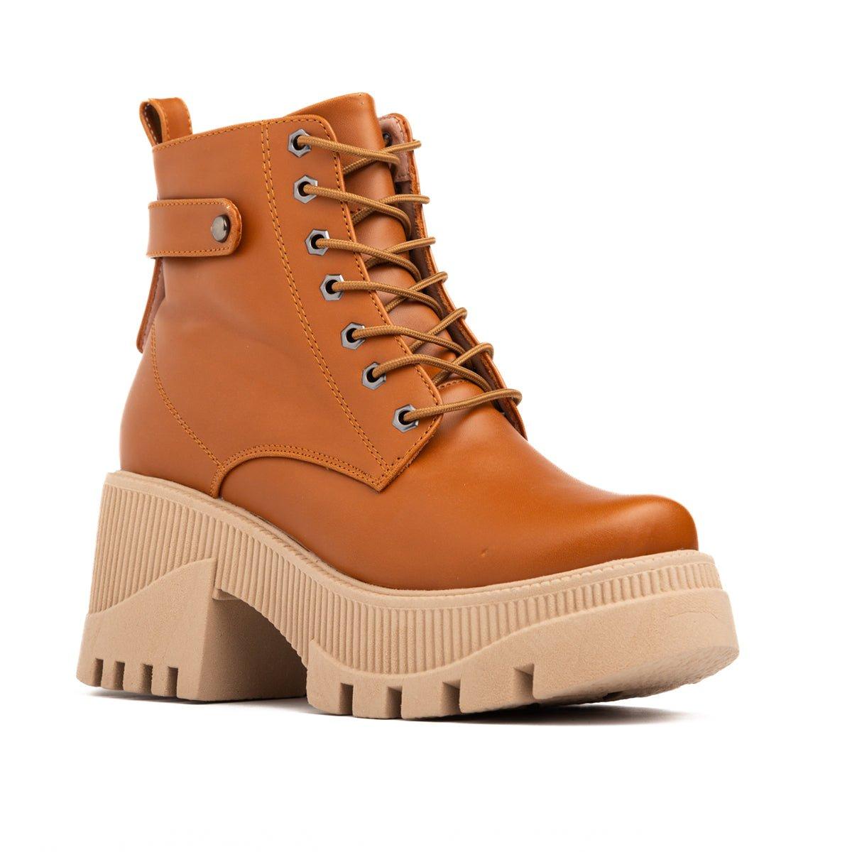 BOTAS MUJER PHAYL CAMEL - 5