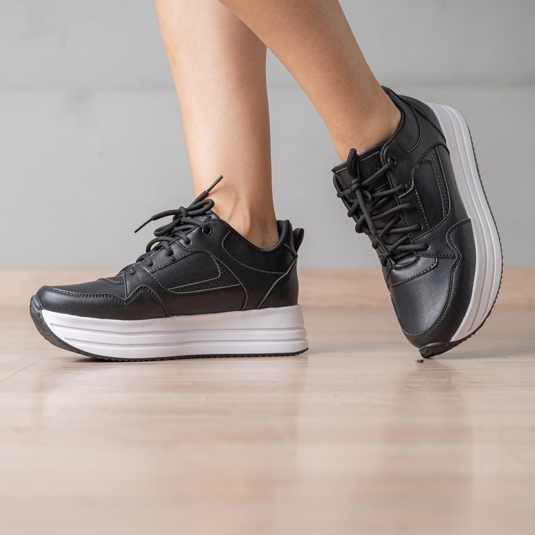 ZAPATILLAS URBANAS MUJER BENEAH NEGRO - 1