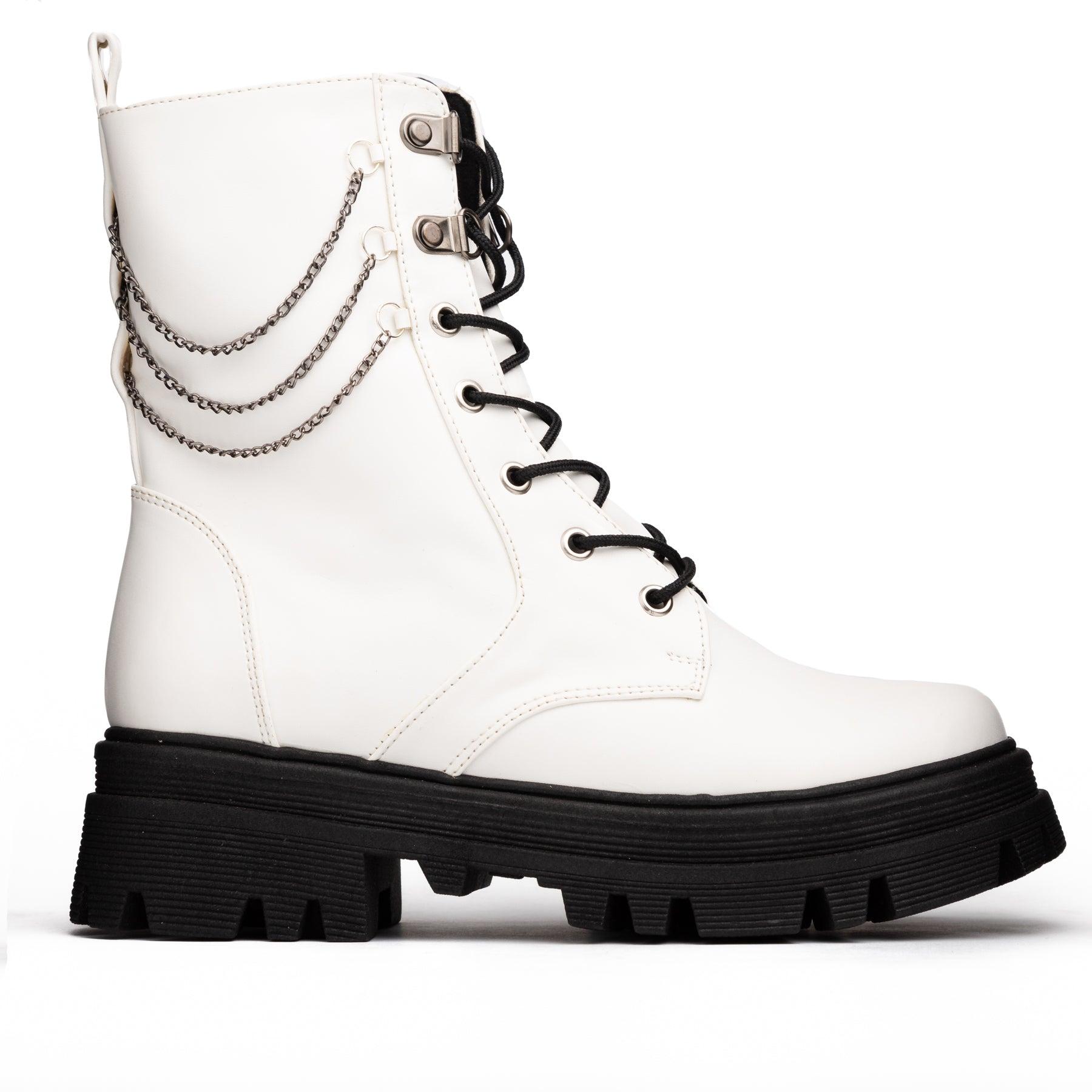 BOTAS MUJER KANSAS BLANCO - 4