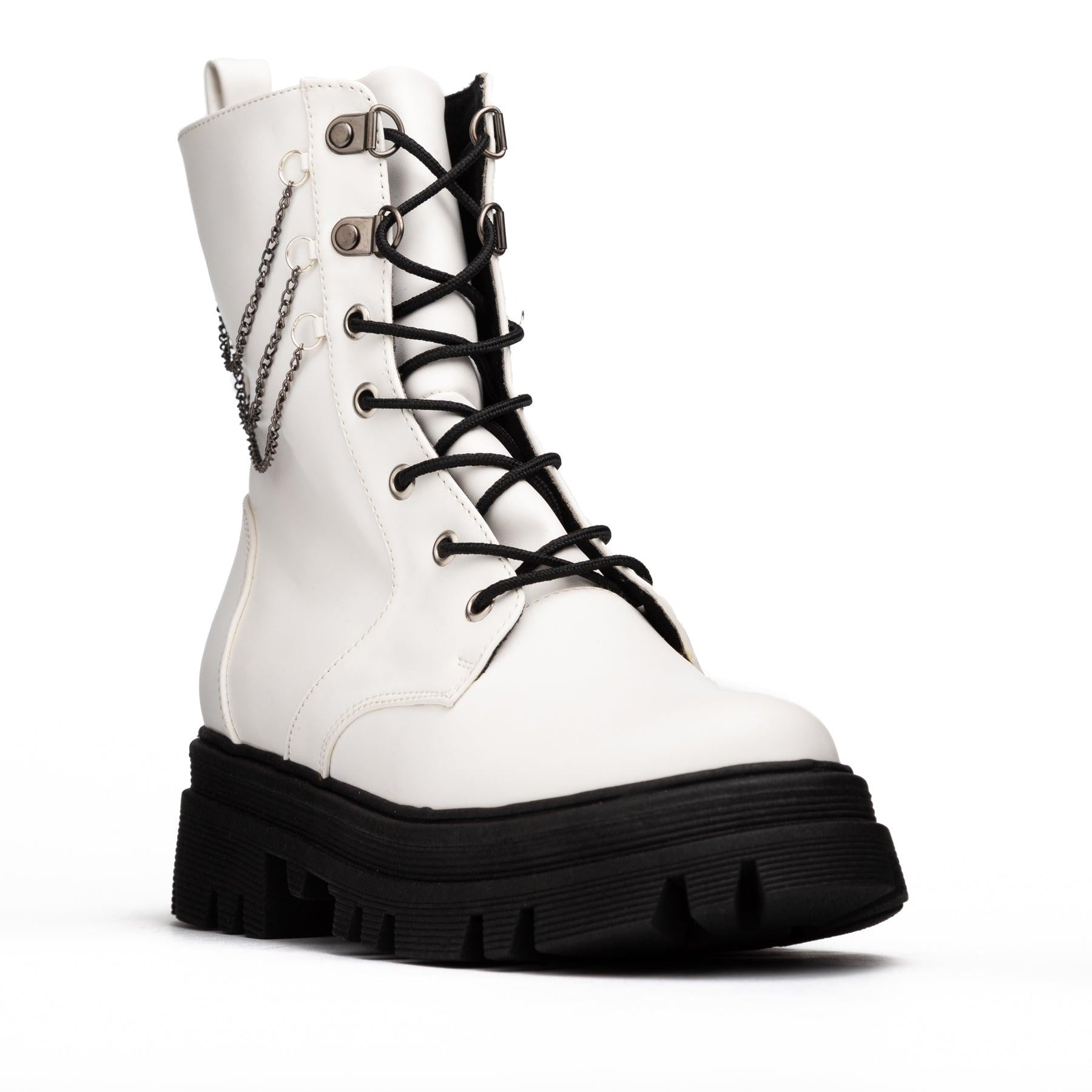 BOTAS MUJER KANSAS BLANCO - 5