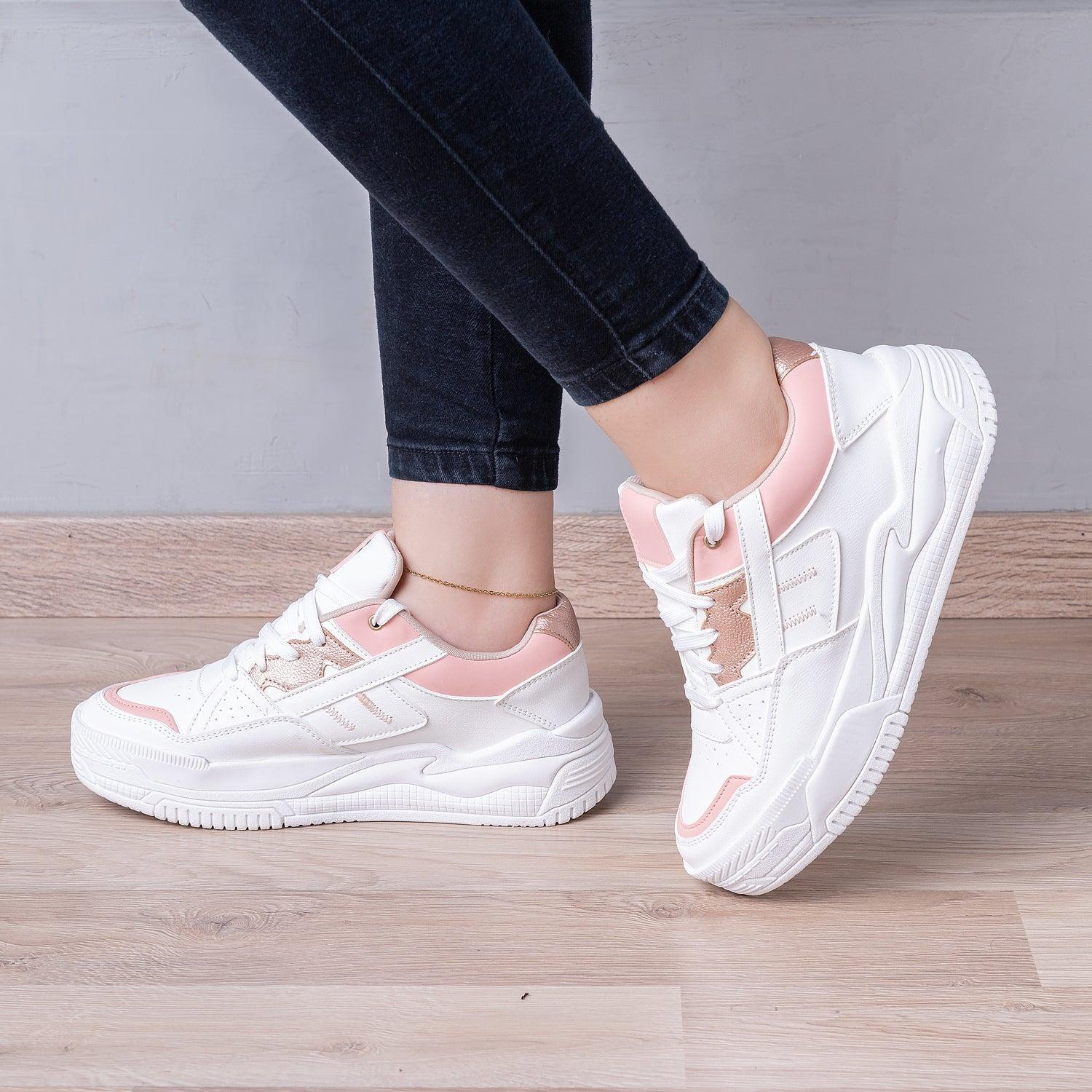 ZAPATILLAS URBANAS MUJER HARDEN ROSADO - 1