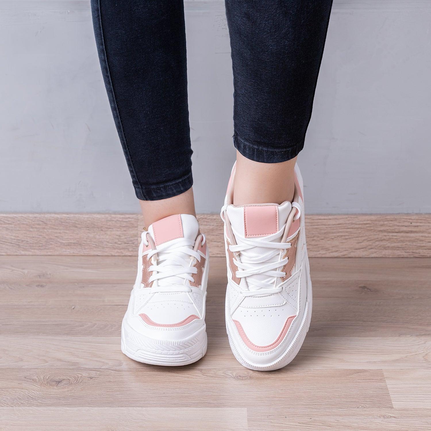ZAPATILLAS URBANAS MUJER HARDEN ROSADO - 2