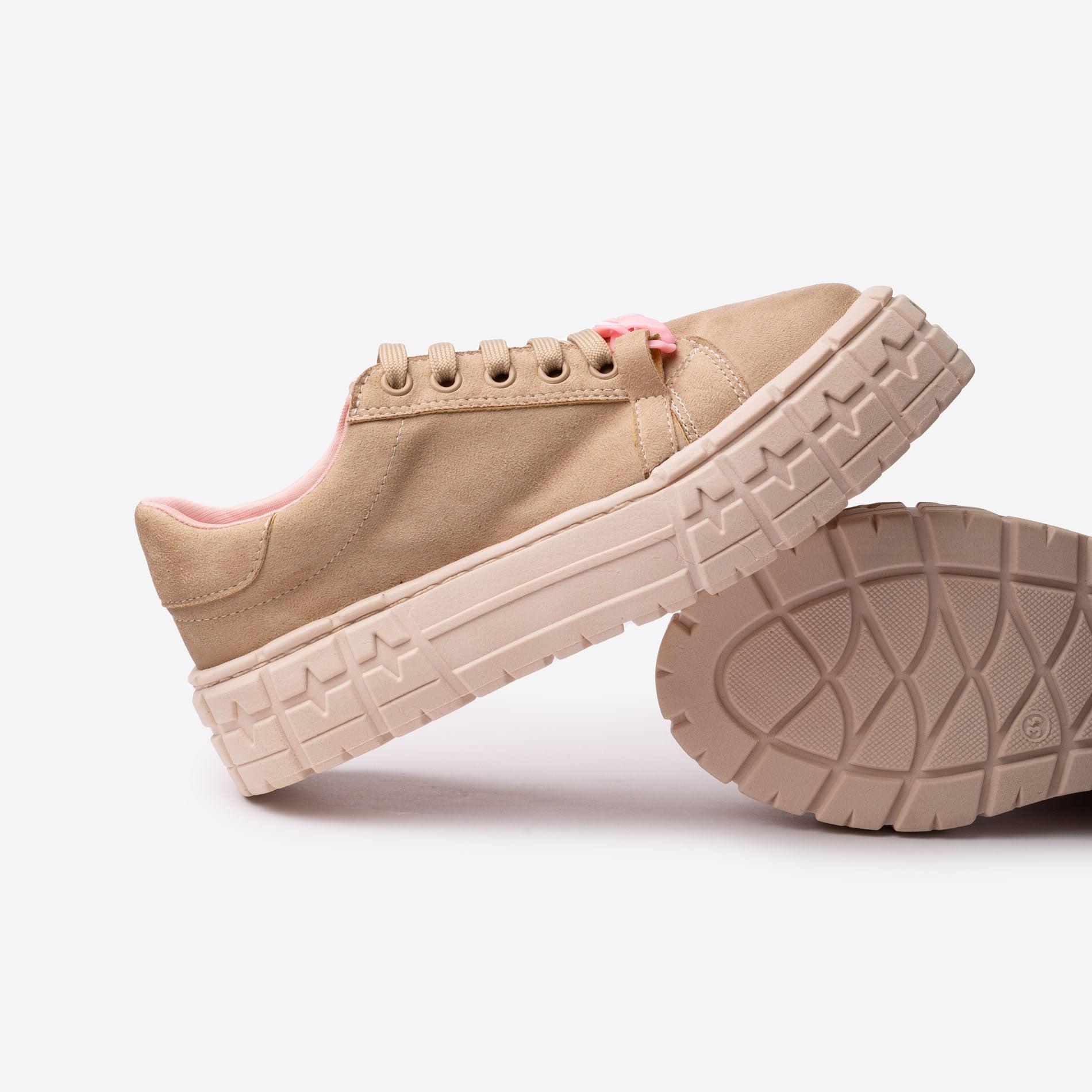 ZAPATILLAS URBANAS MUJER DUBLIN BEIGE ROSADO - 6