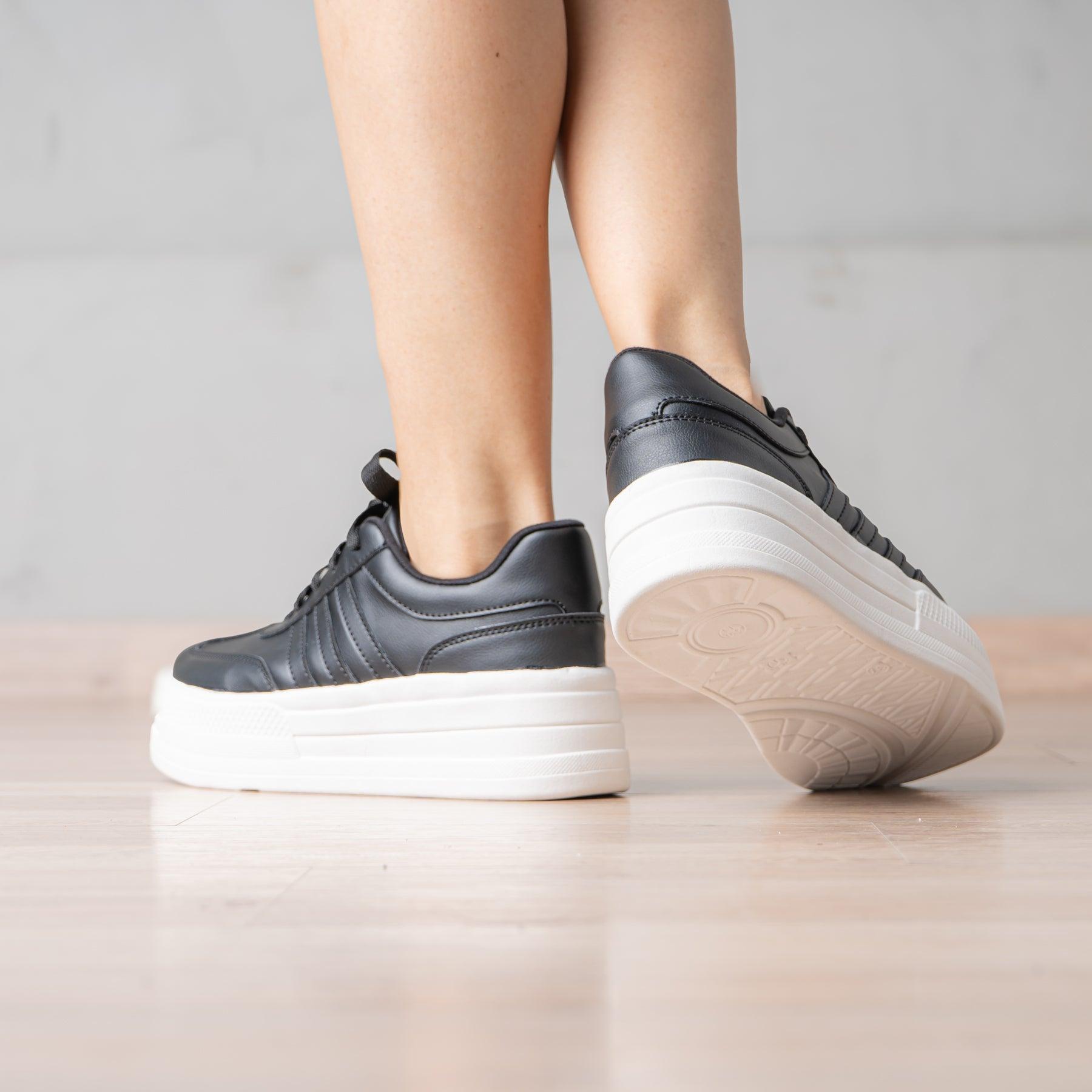 ZAPATILLAS URBANAS MUJER IMENE NEGRO - 3