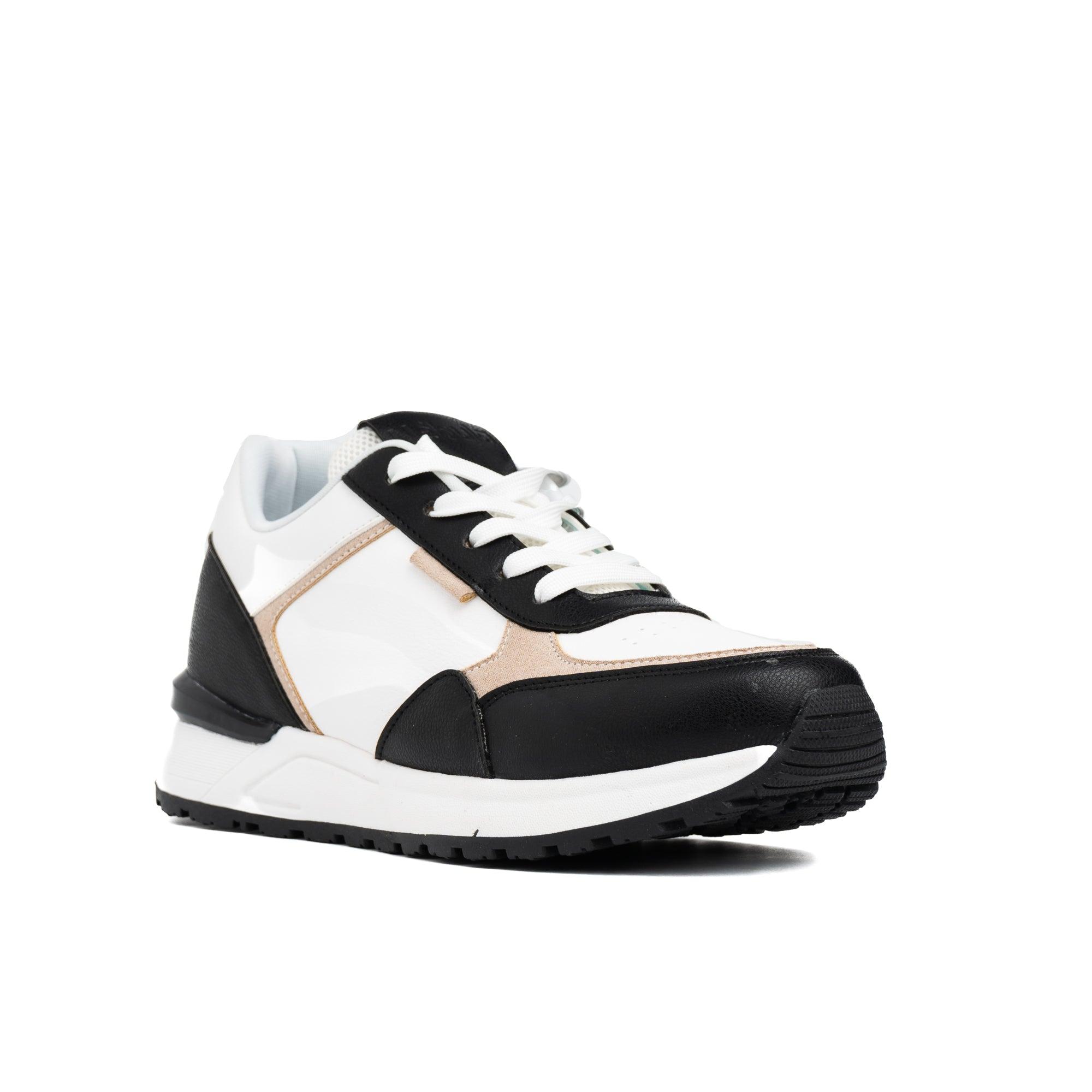 ZAPATILLAS URBANAS MUJER BOOKRE NEGRO BEIGE - 5