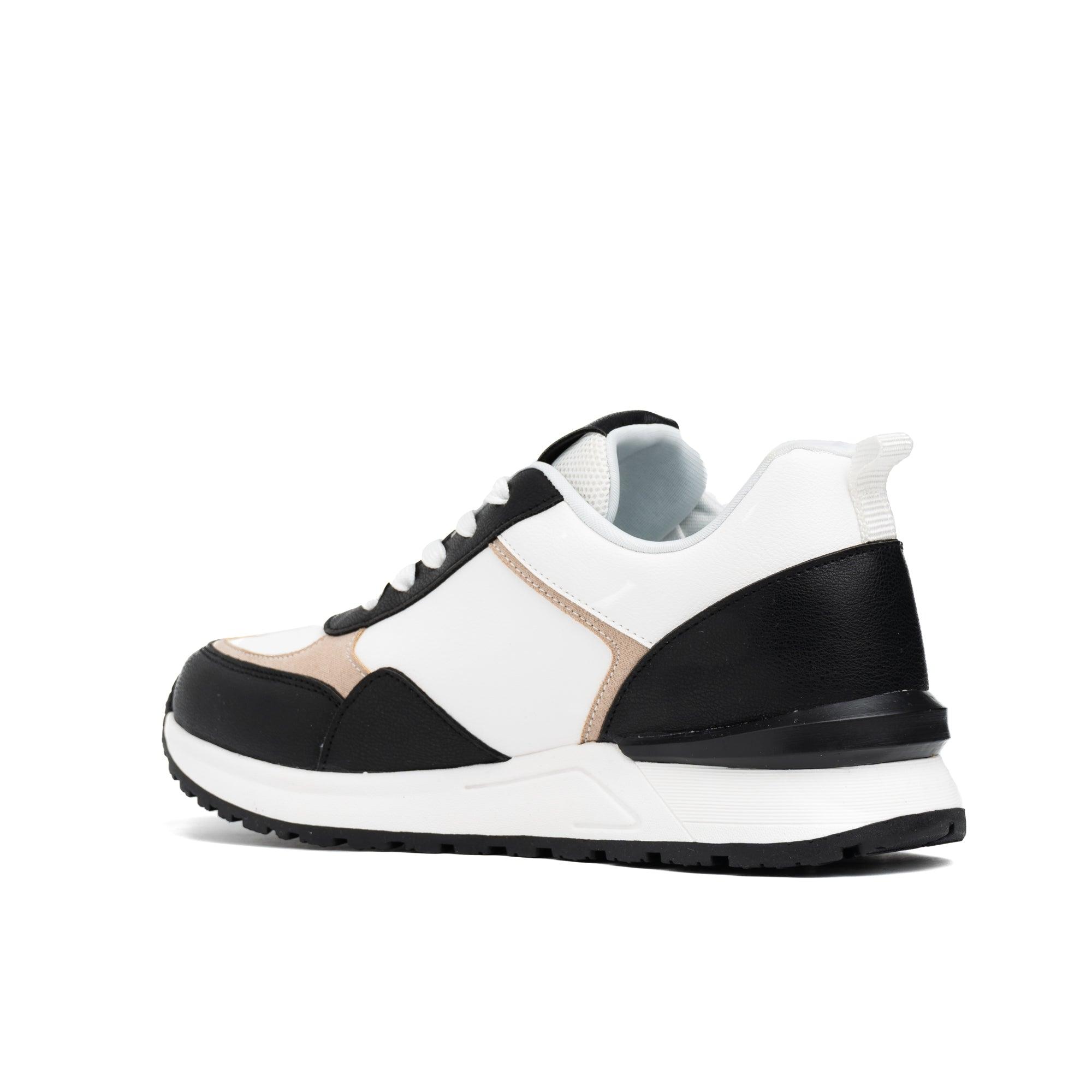 ZAPATILLAS URBANAS MUJER BOOKRE NEGRO BEIGE - 6