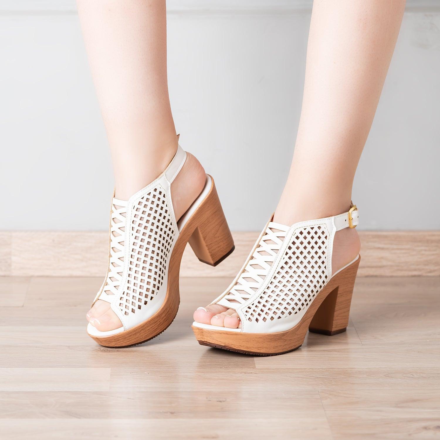SANDALIAS MUJER ARGONI BLANCO - 2