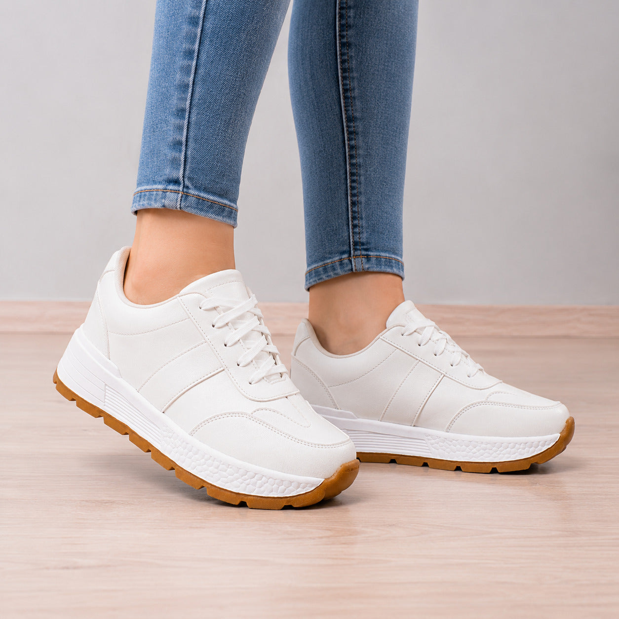 ZAPATILLAS URBANAS MUJER RUKI BLANCO - 7