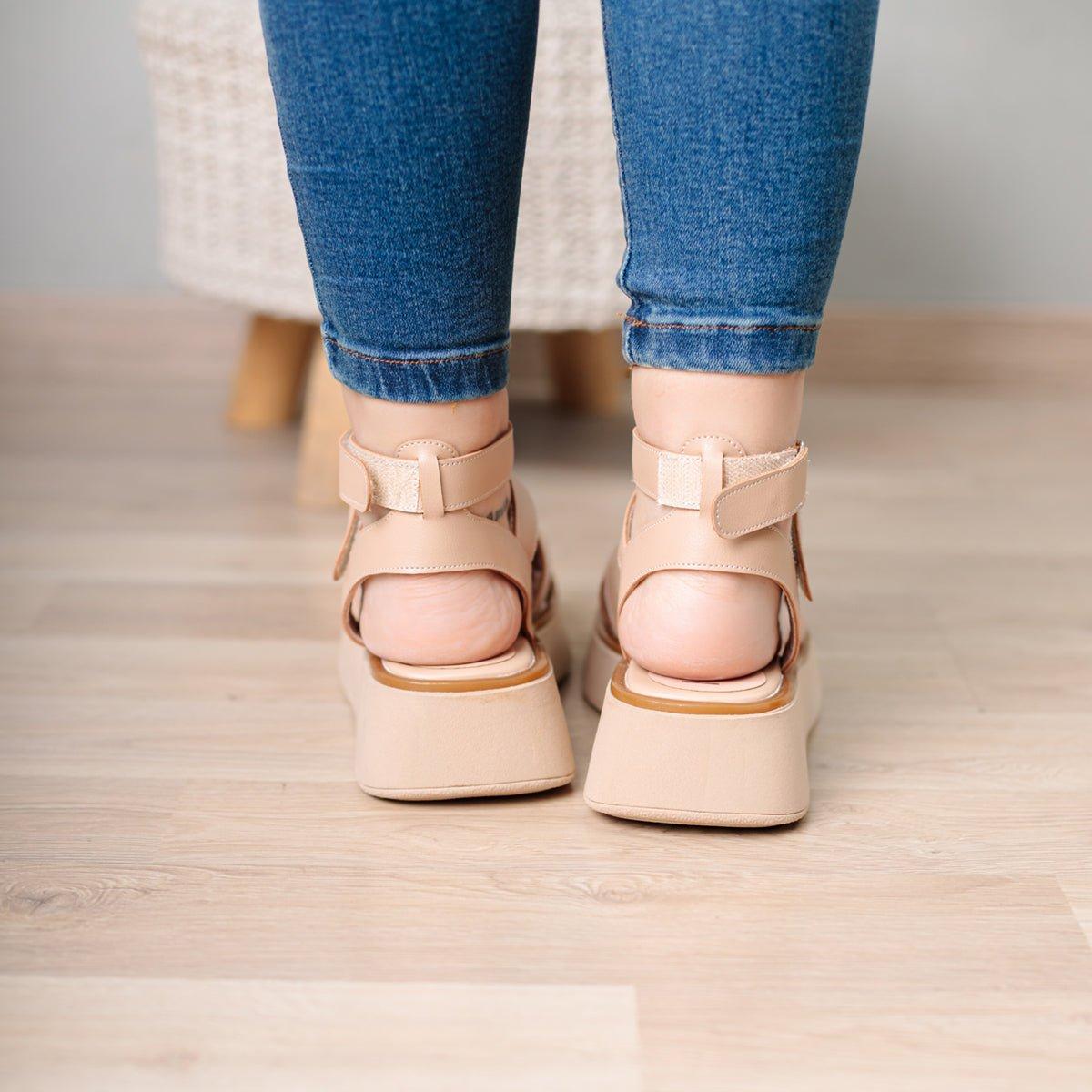 SANDALIAS CASUALES MUJER YANDYT BEIGE - 3