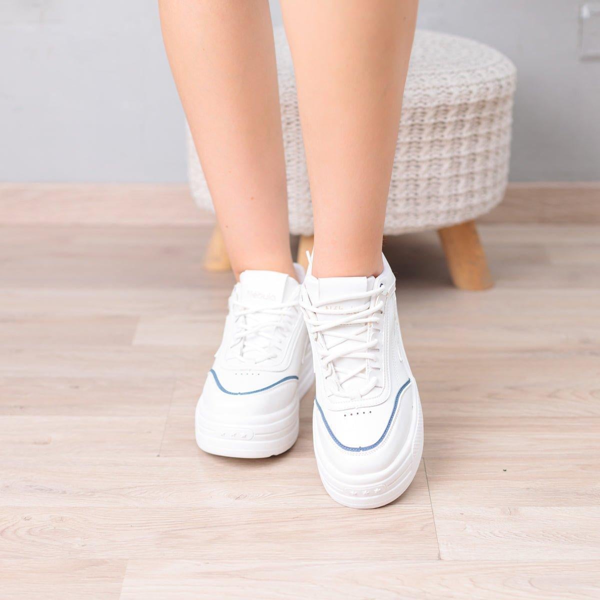 ZAPATILLAS URBANAS MUJER QUEPOS AZUL - 2