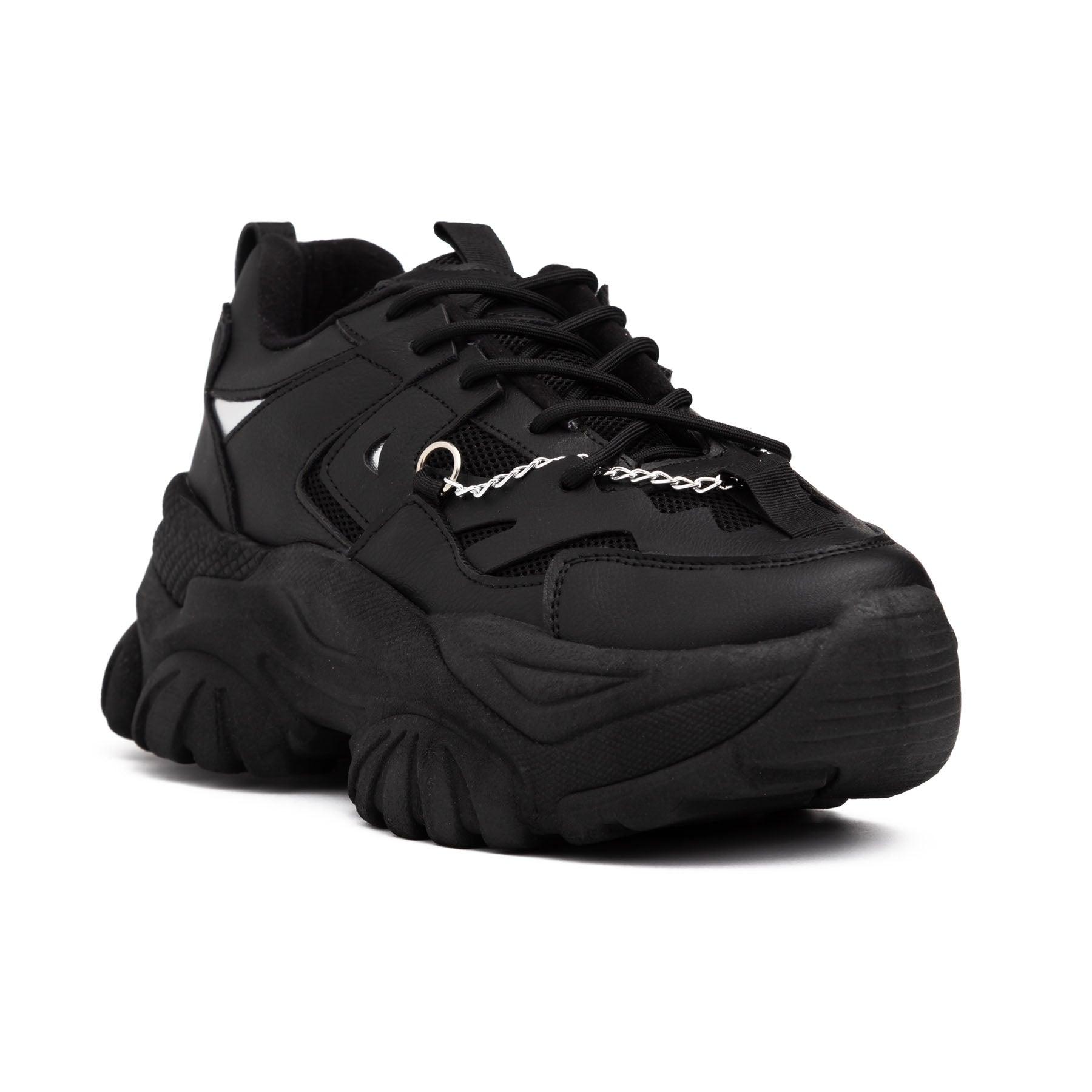 ZAPATILLAS URBANAS MUJER KINGZ NEGRO - 5