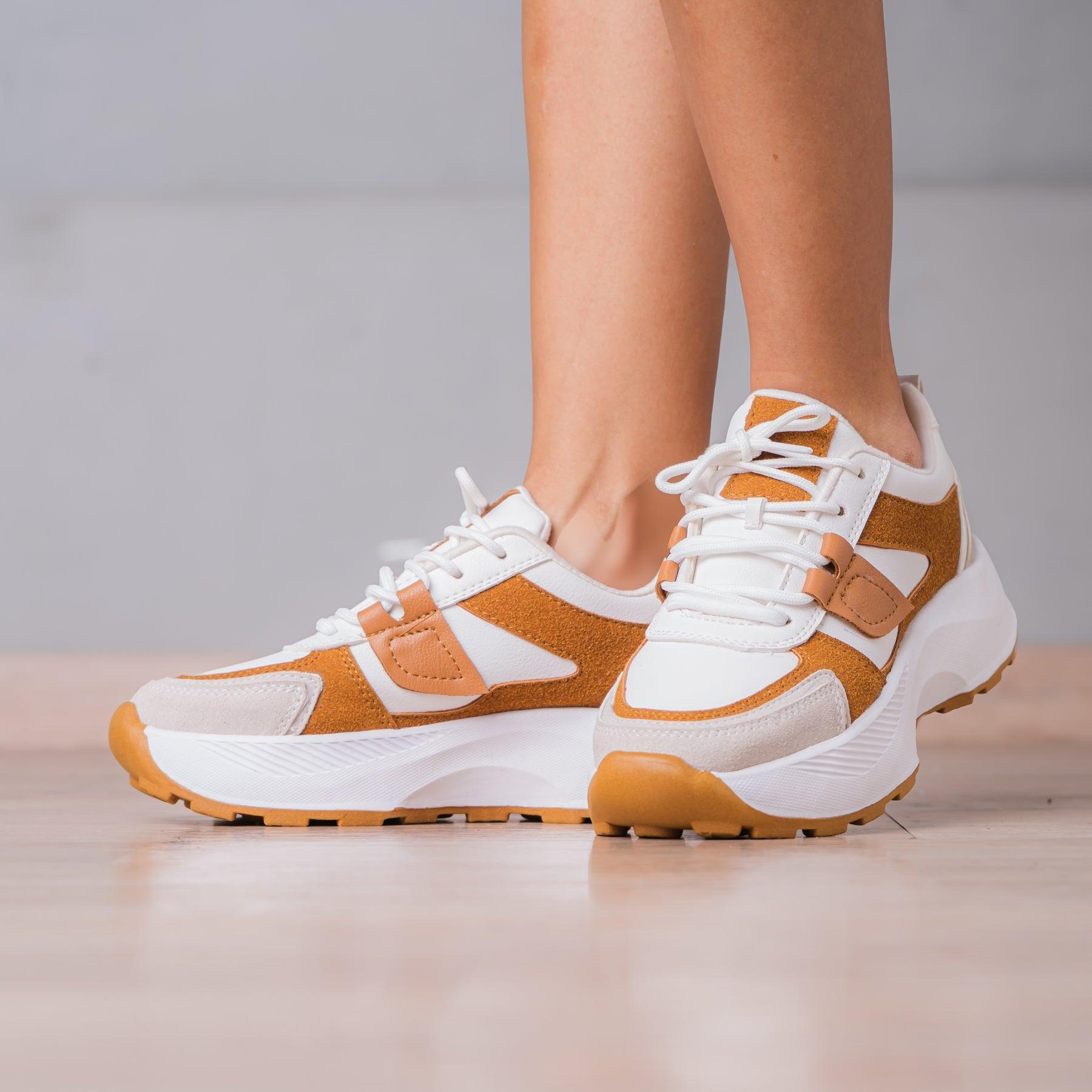 ZAPATILLAS URBANAS MUJER NASTYLL CAMEL - 1