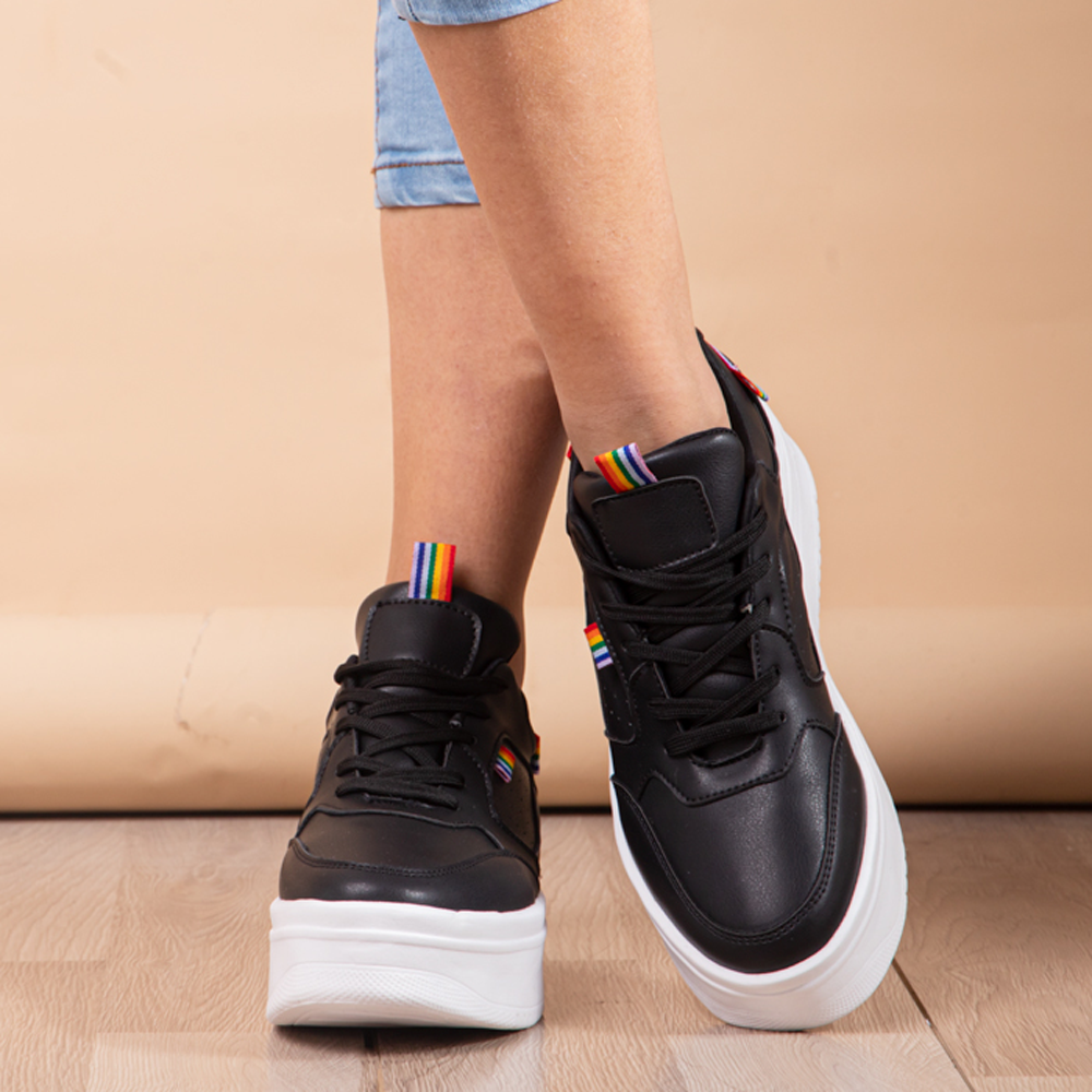 ZAPATILLAS URBANAS MUJER ROTERDAM NEGRO - 2