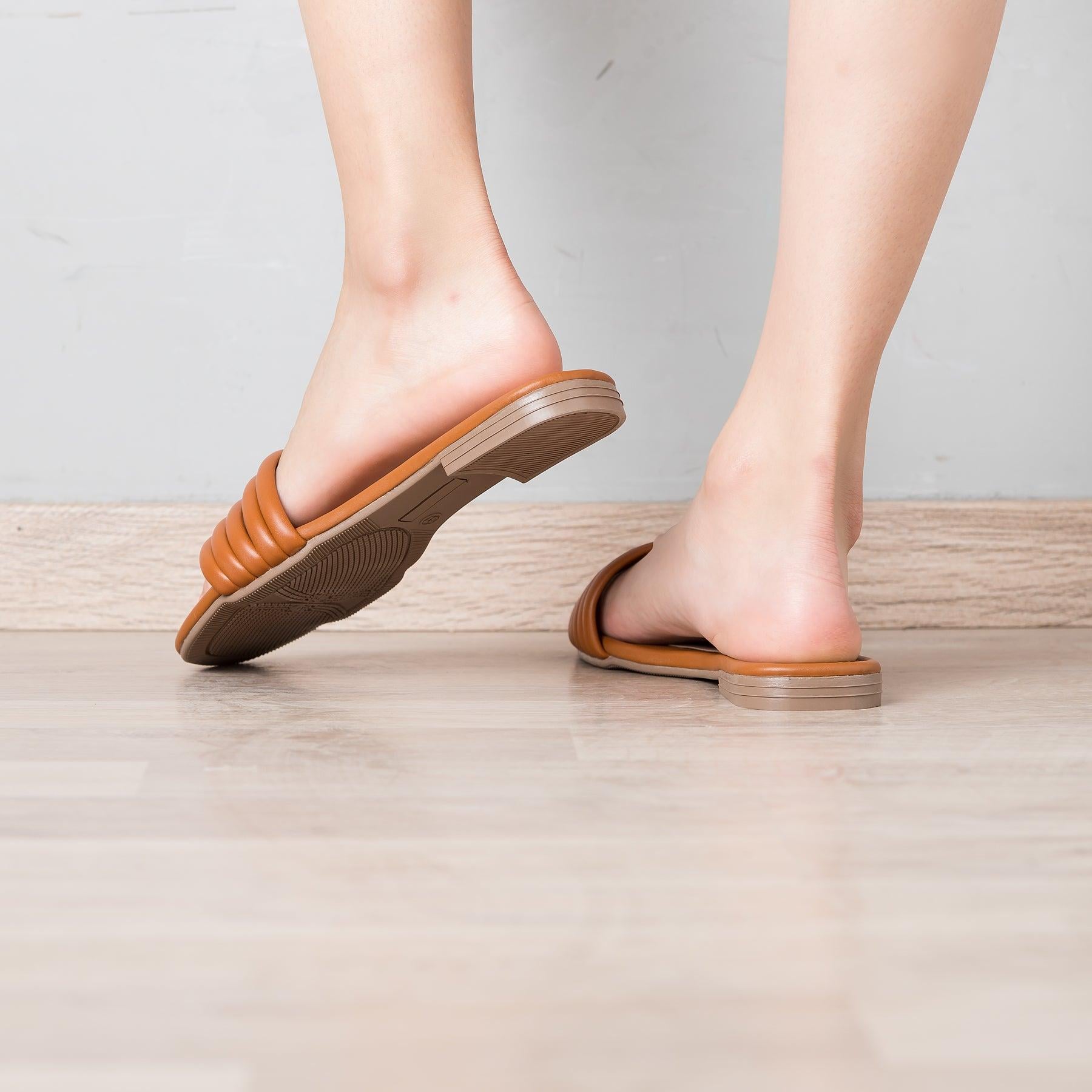 SANDALIAS CASUALES MUJER ROLLER CAMEL - 3