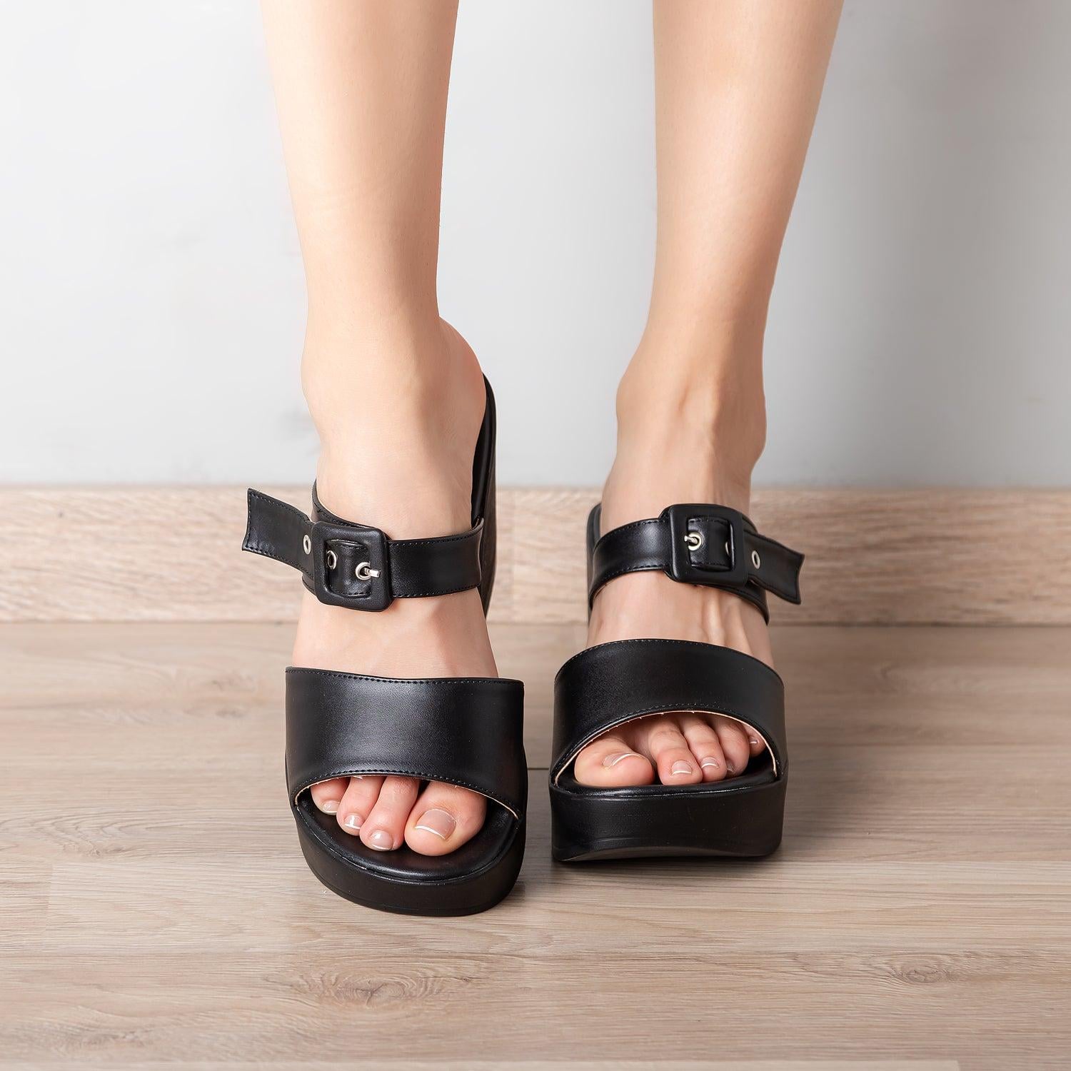 SANDALIAS CASUALES MUJER REICHEL NEGRO - 2